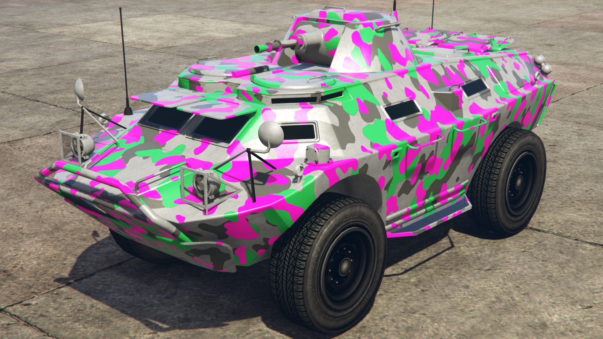 Pink & Green Camo