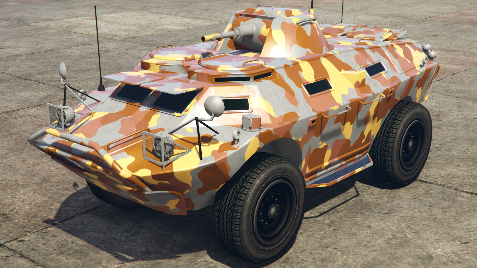 Orange Shade Camo