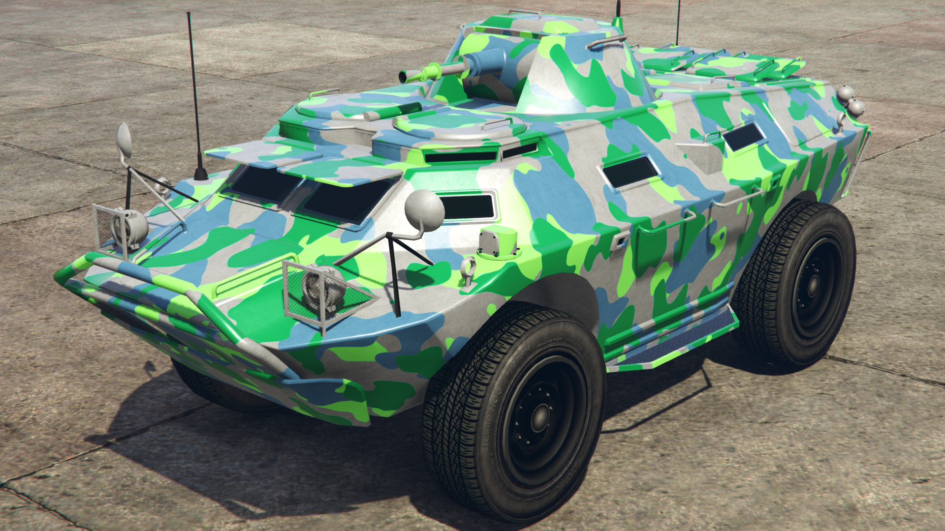 Blue & Green Camo