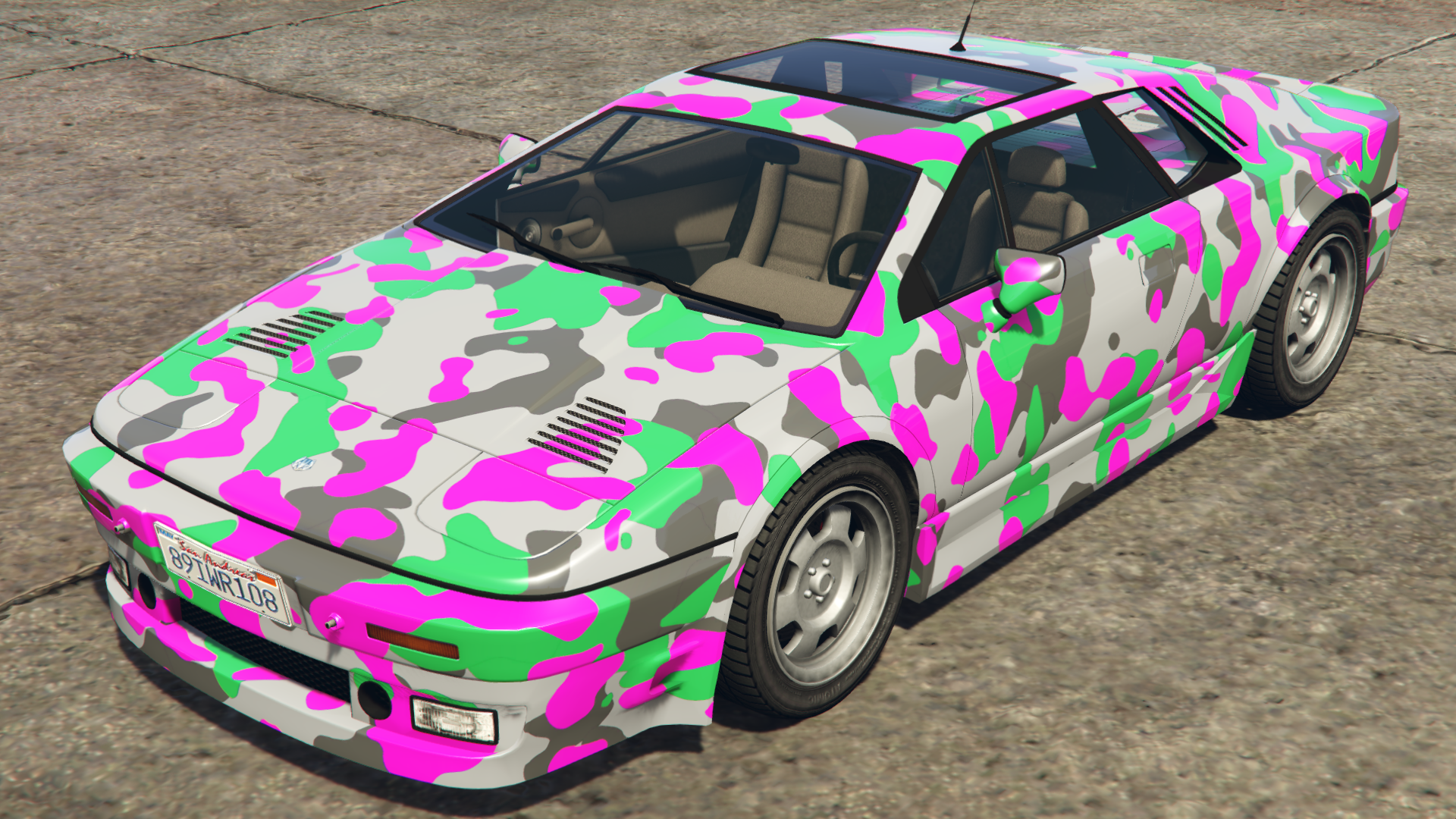 Pink & Green Camo