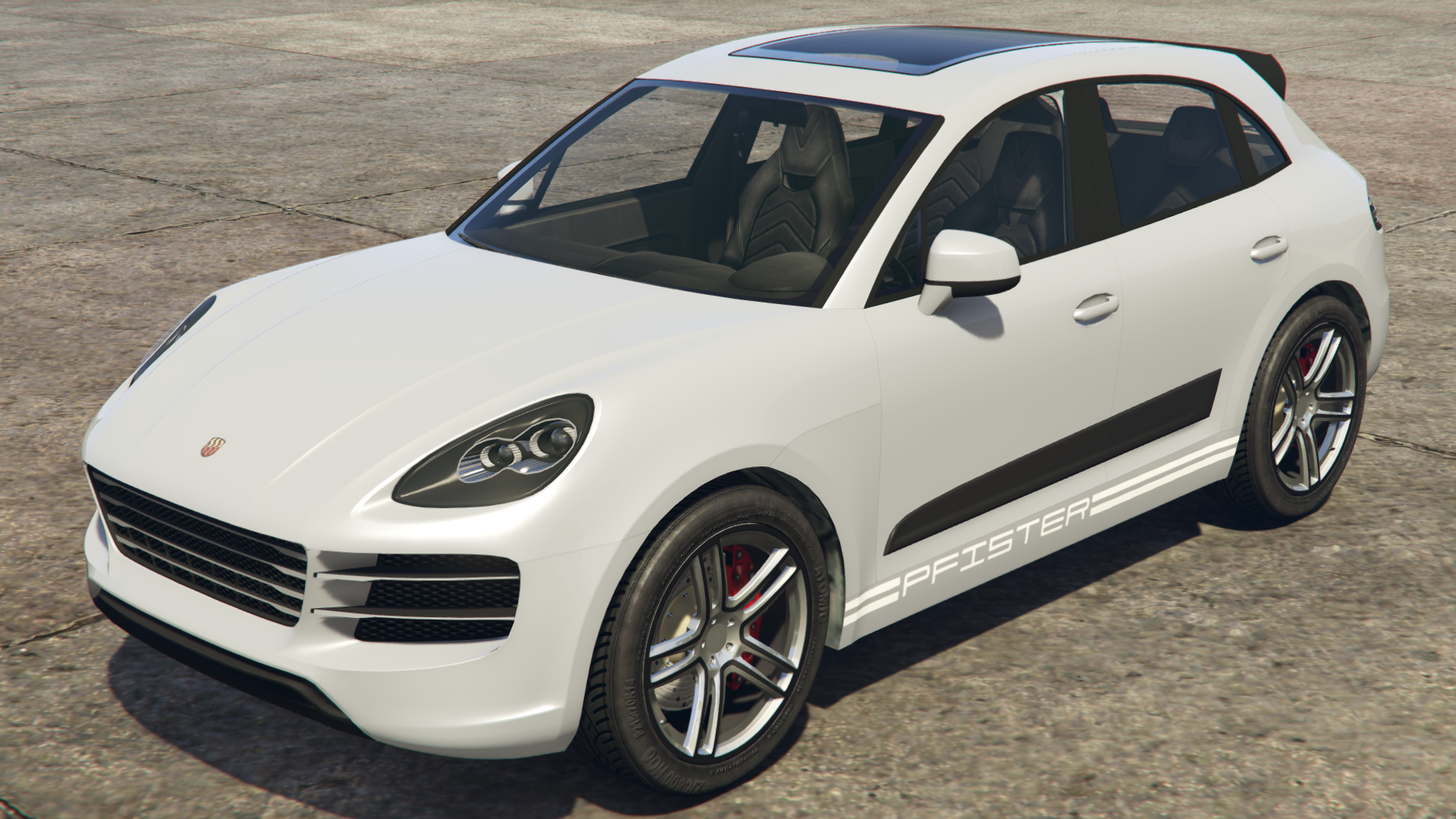 White Pfister Stripes