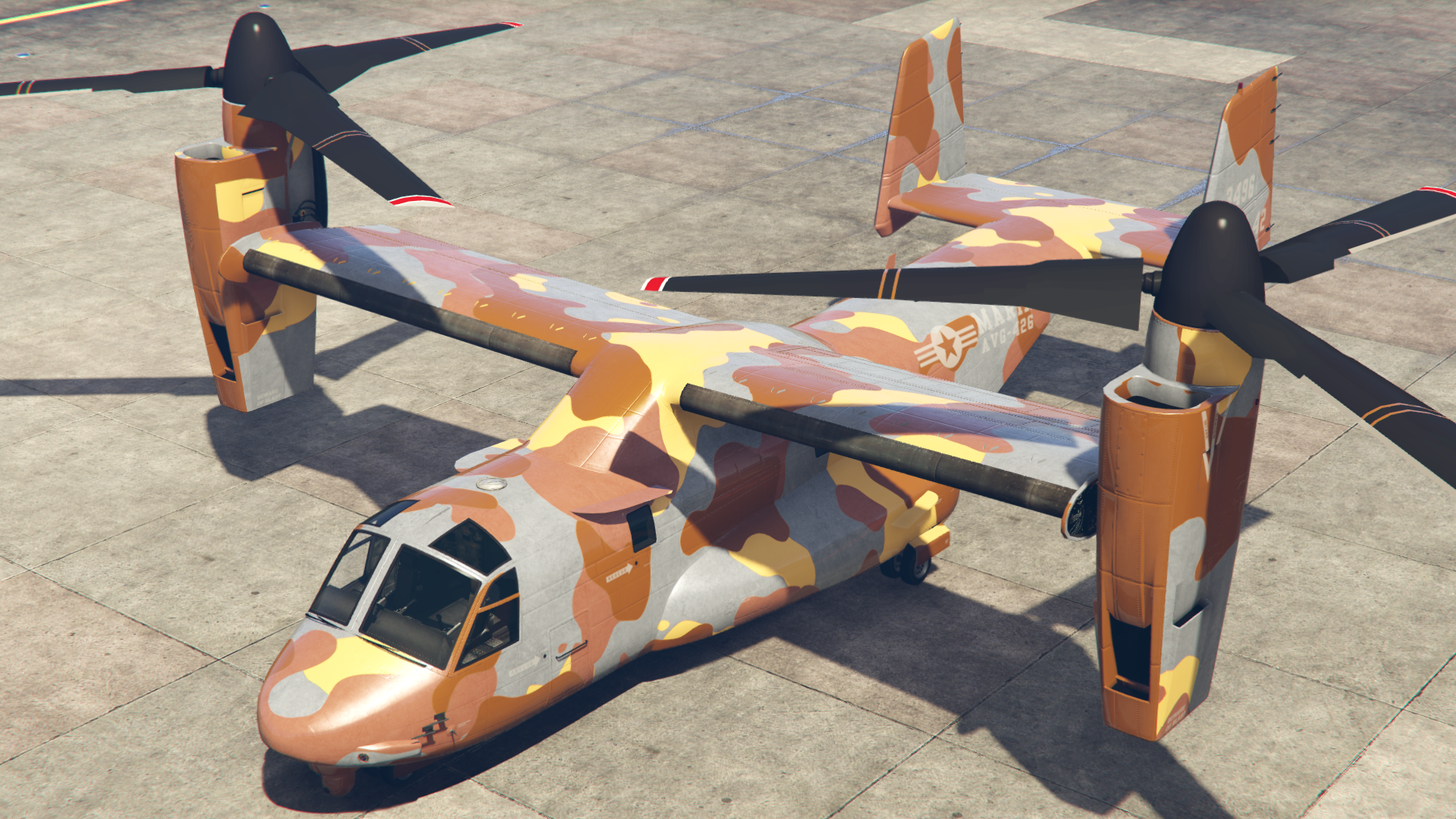 Orange Shade Camo