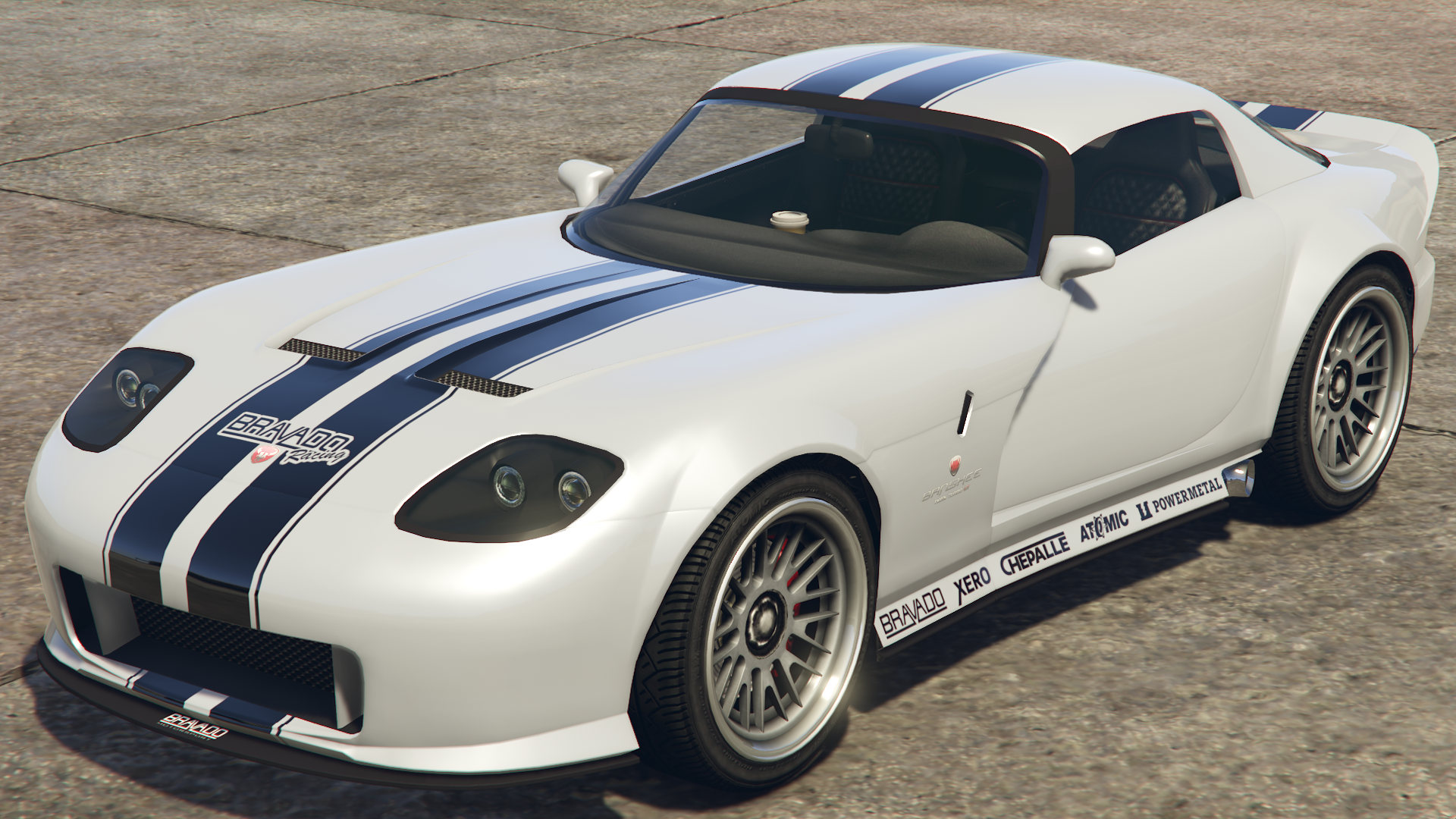 Black Racing Stripes