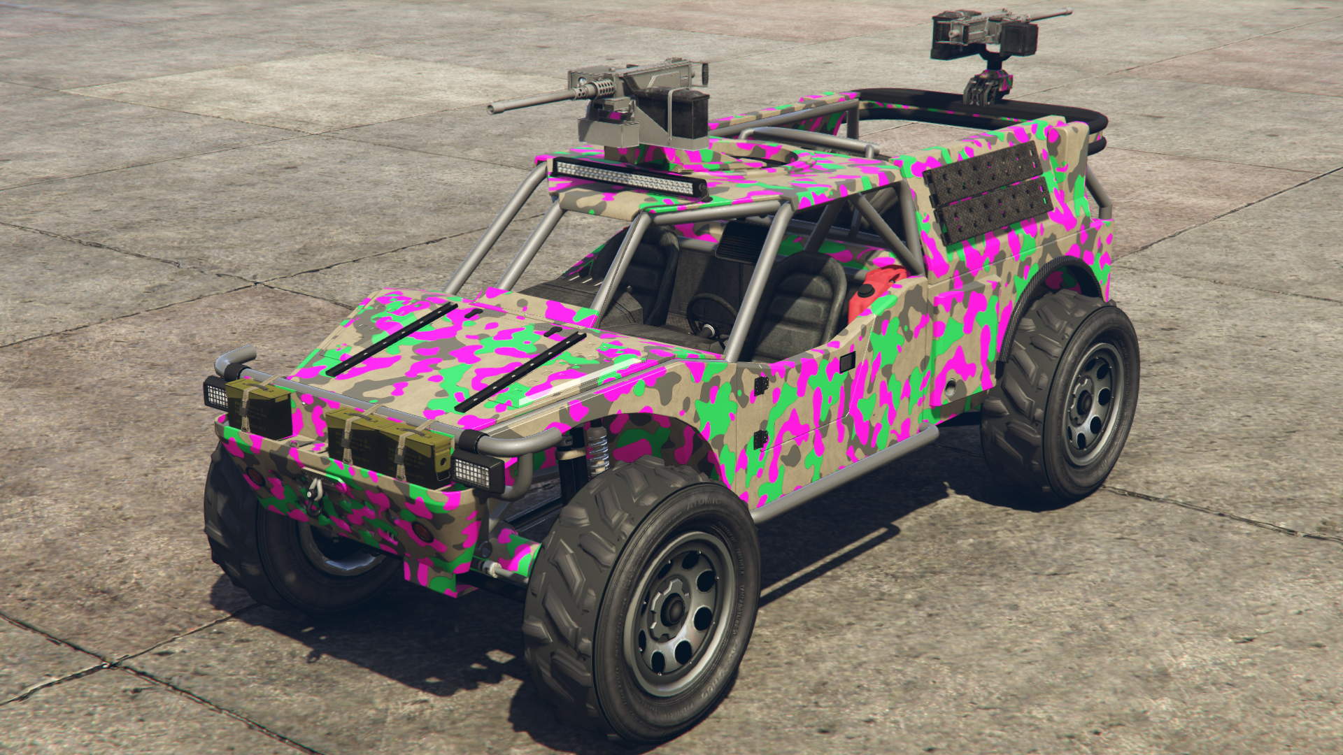 Pink & Green Camo
