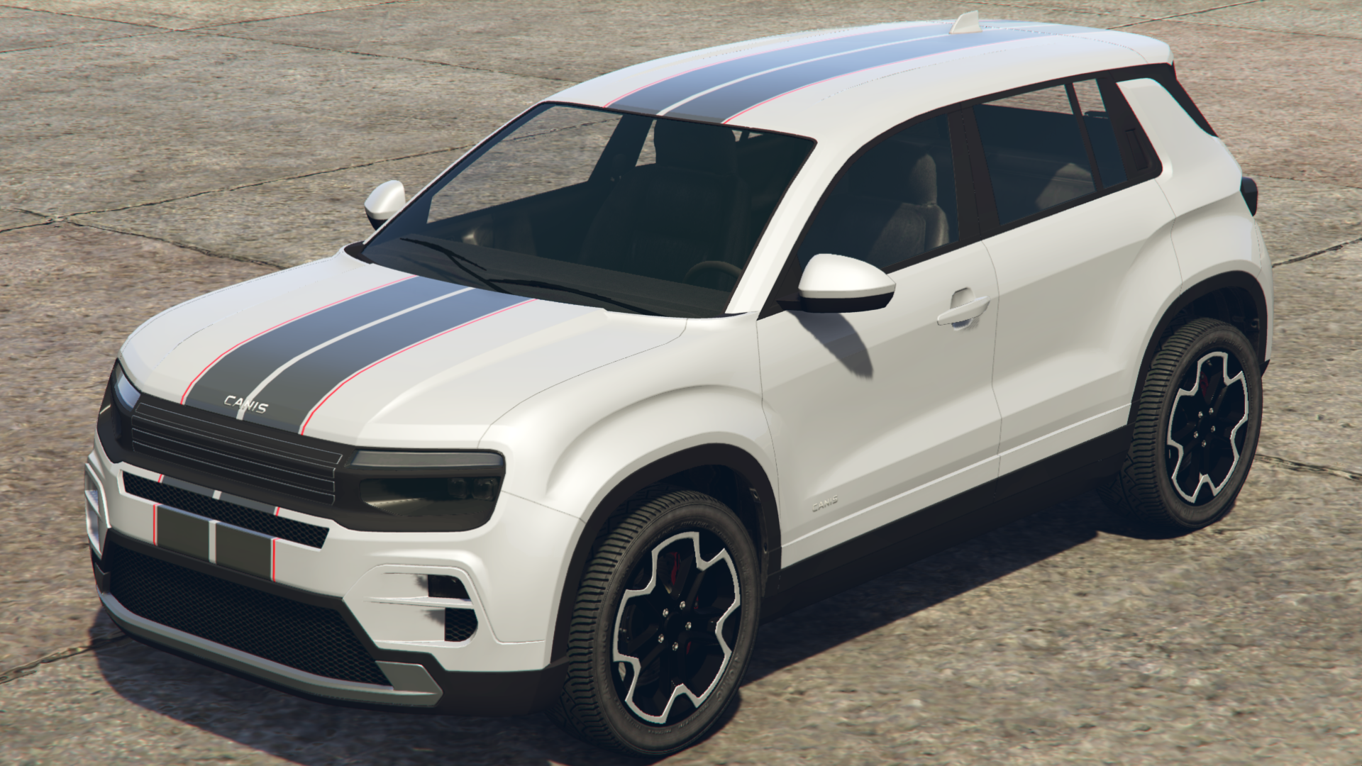 Red Trimmed Stripes Alt