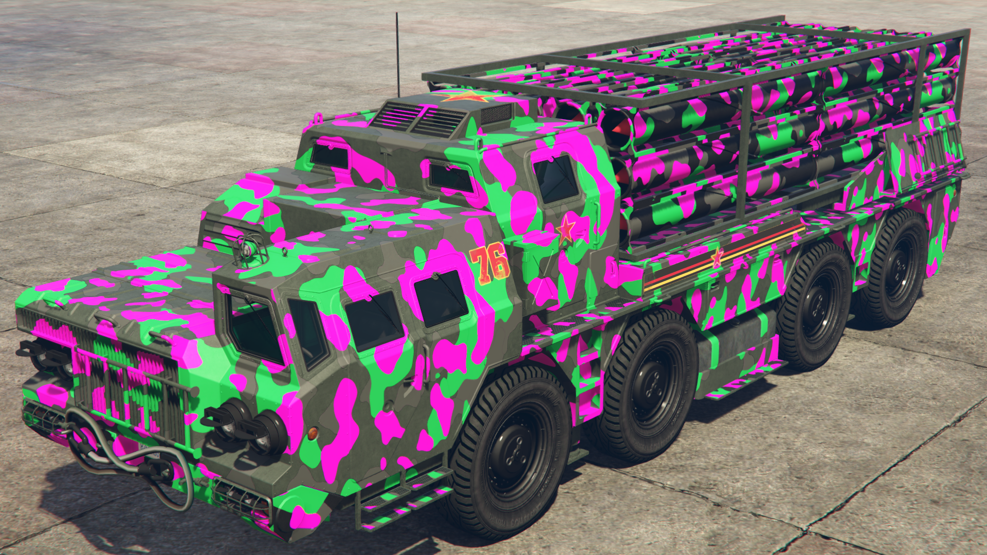 Pink & Green Camo