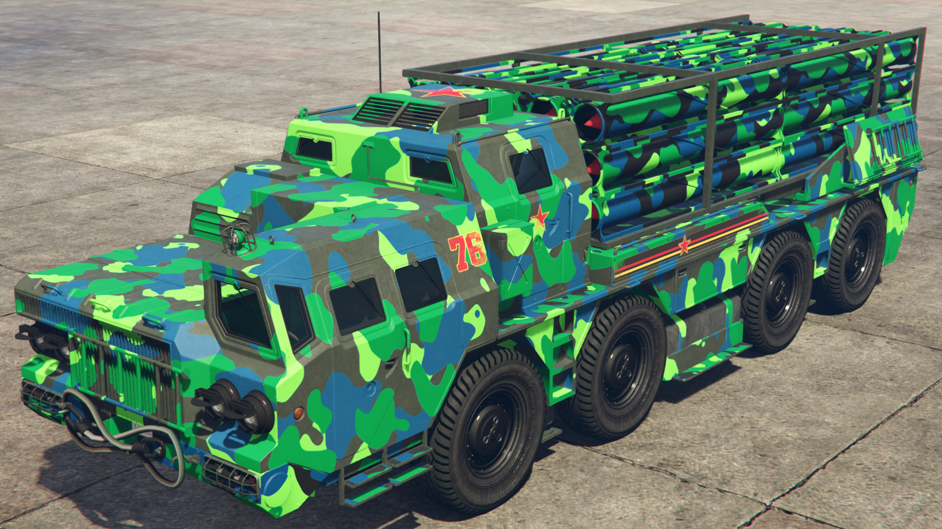 Blue & Green Camo