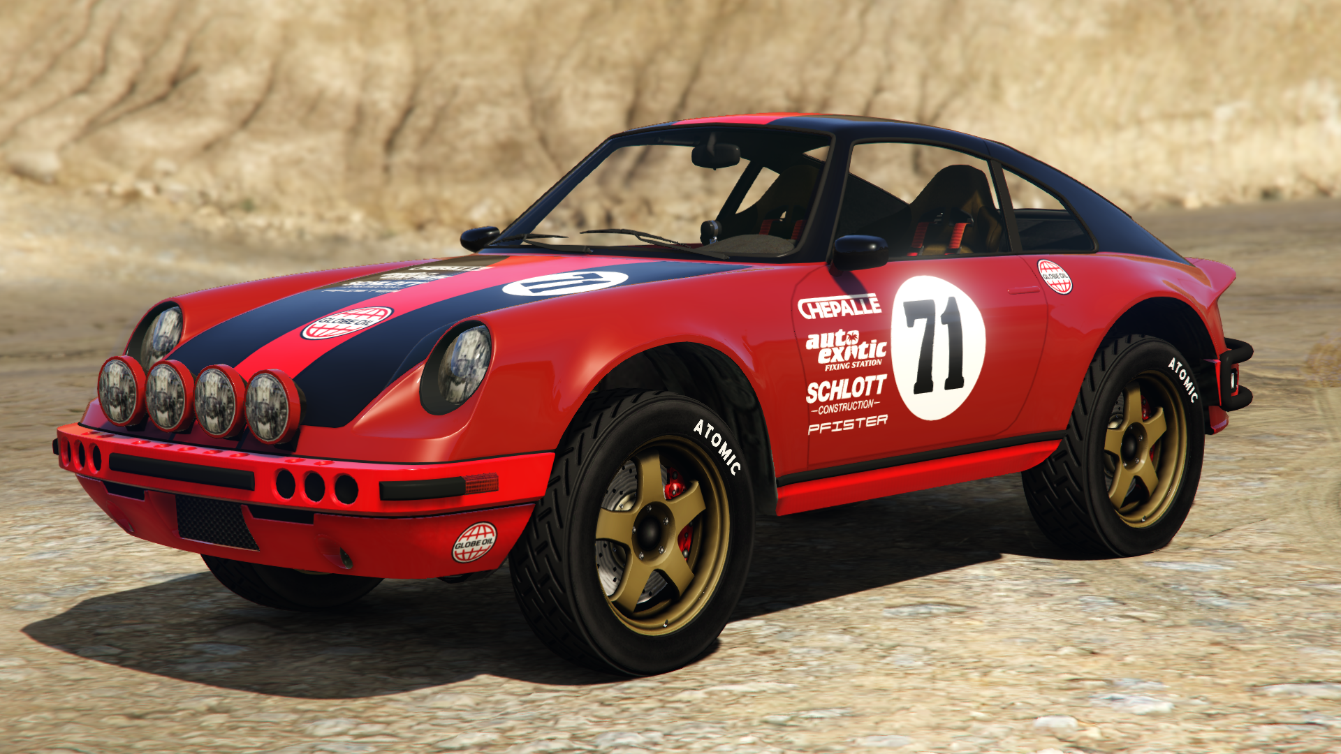 Globe OilSponsors:Auto Exotic, Chepalle, Schlott Construction andPfister.