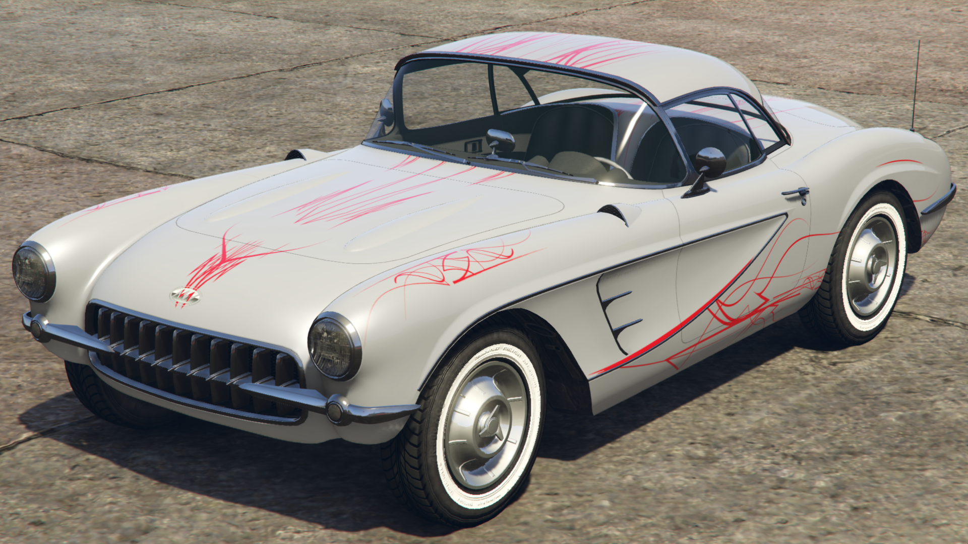 Old School Pinstripe Red