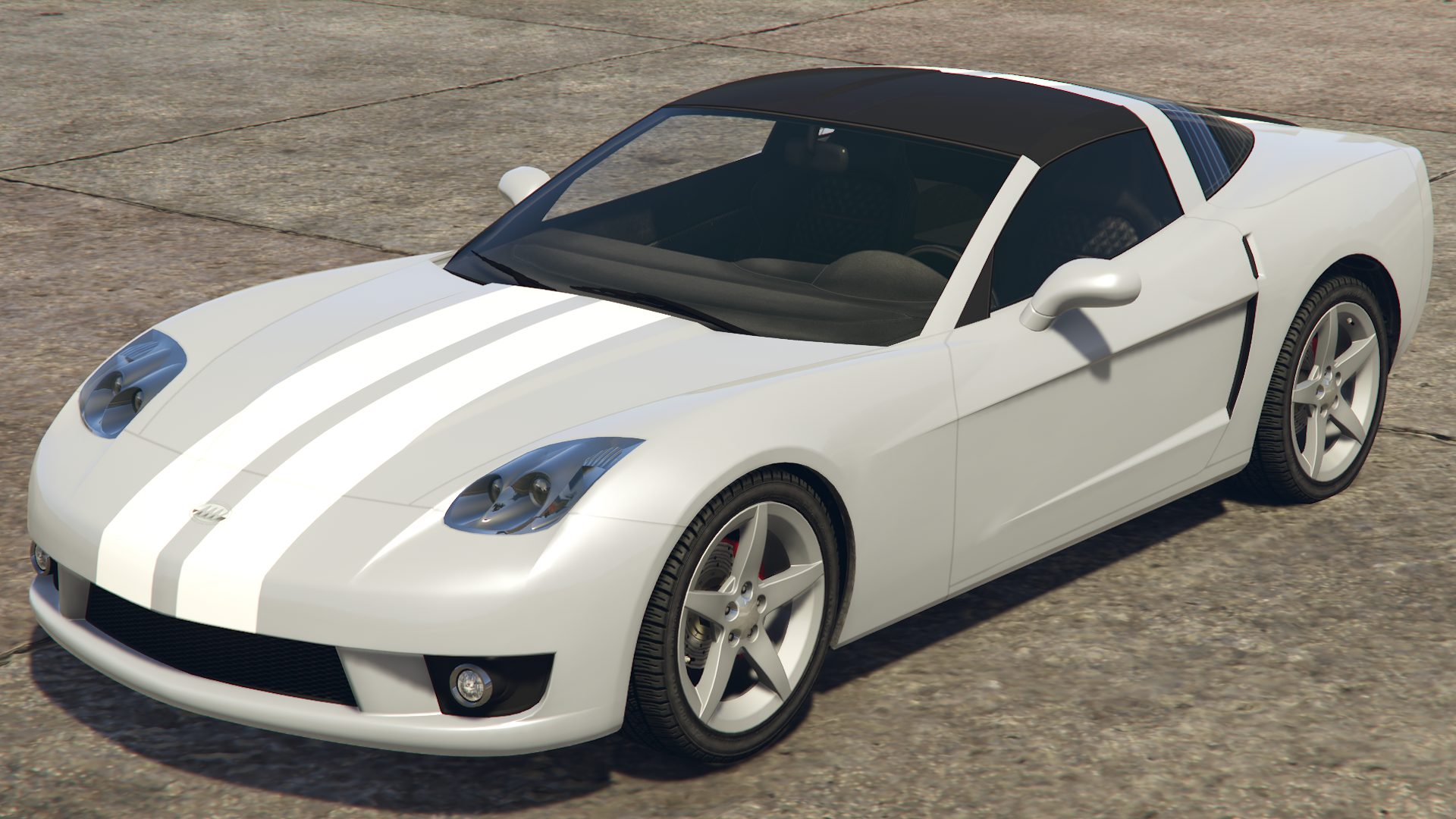 White Double Stripes