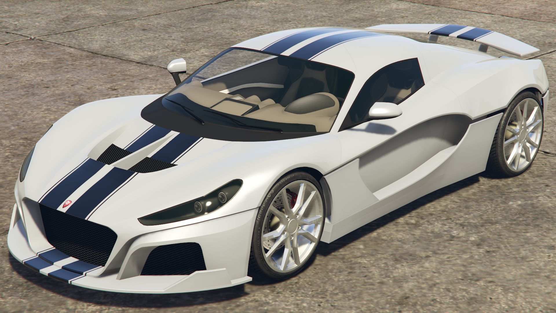 Double Black Racing Stripe