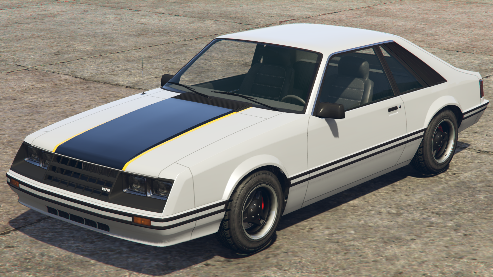 Overhead Black Stripe