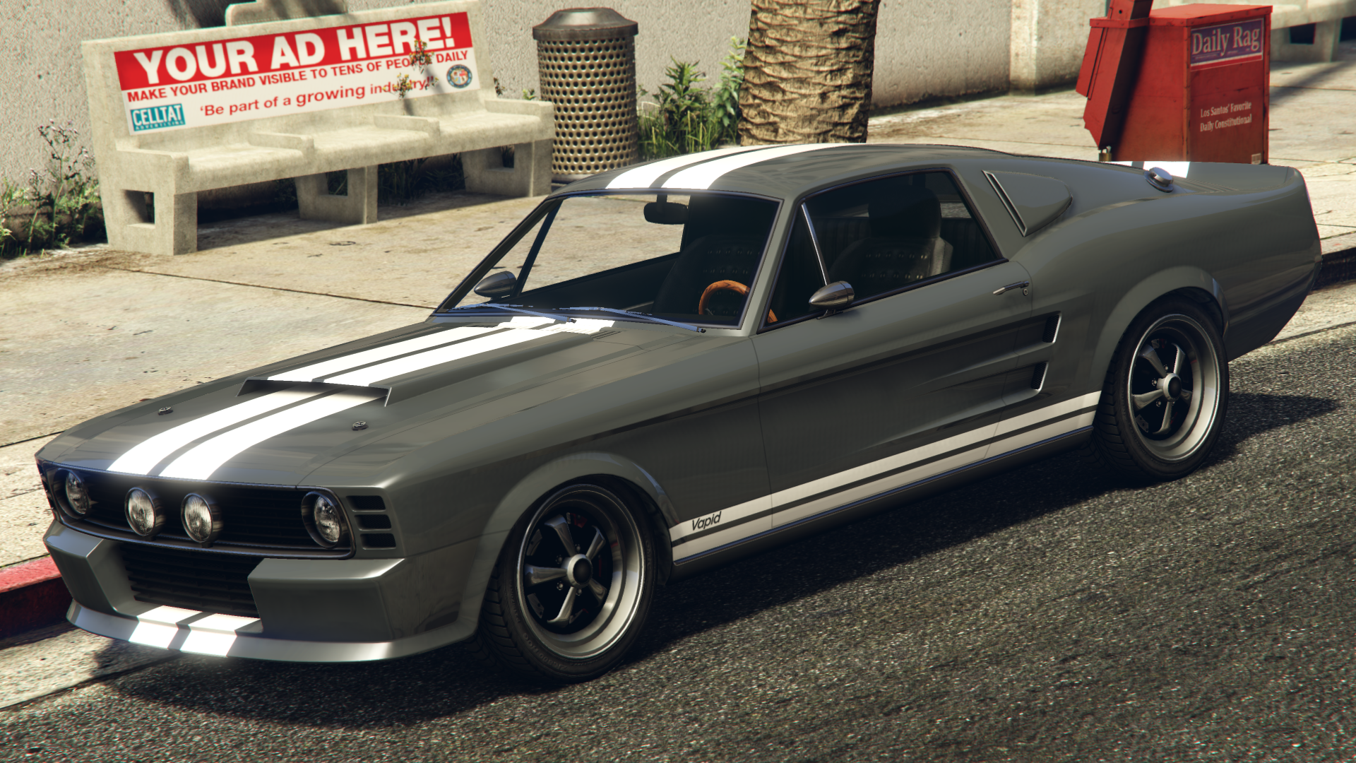 Classic Twin White Stripe