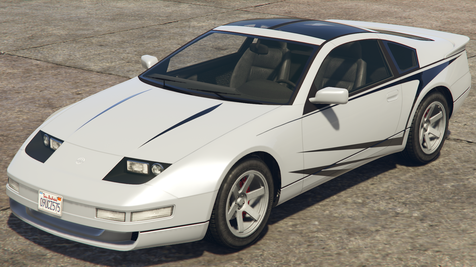 Black Spikey Stripes