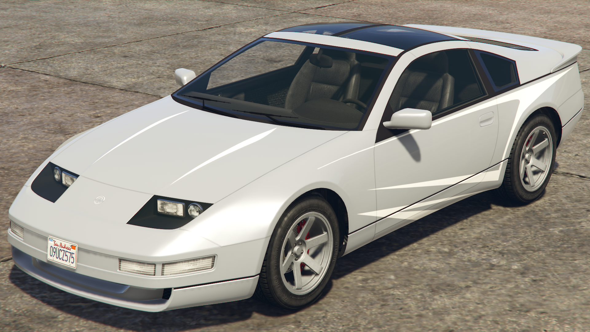 White Spikey Stripes