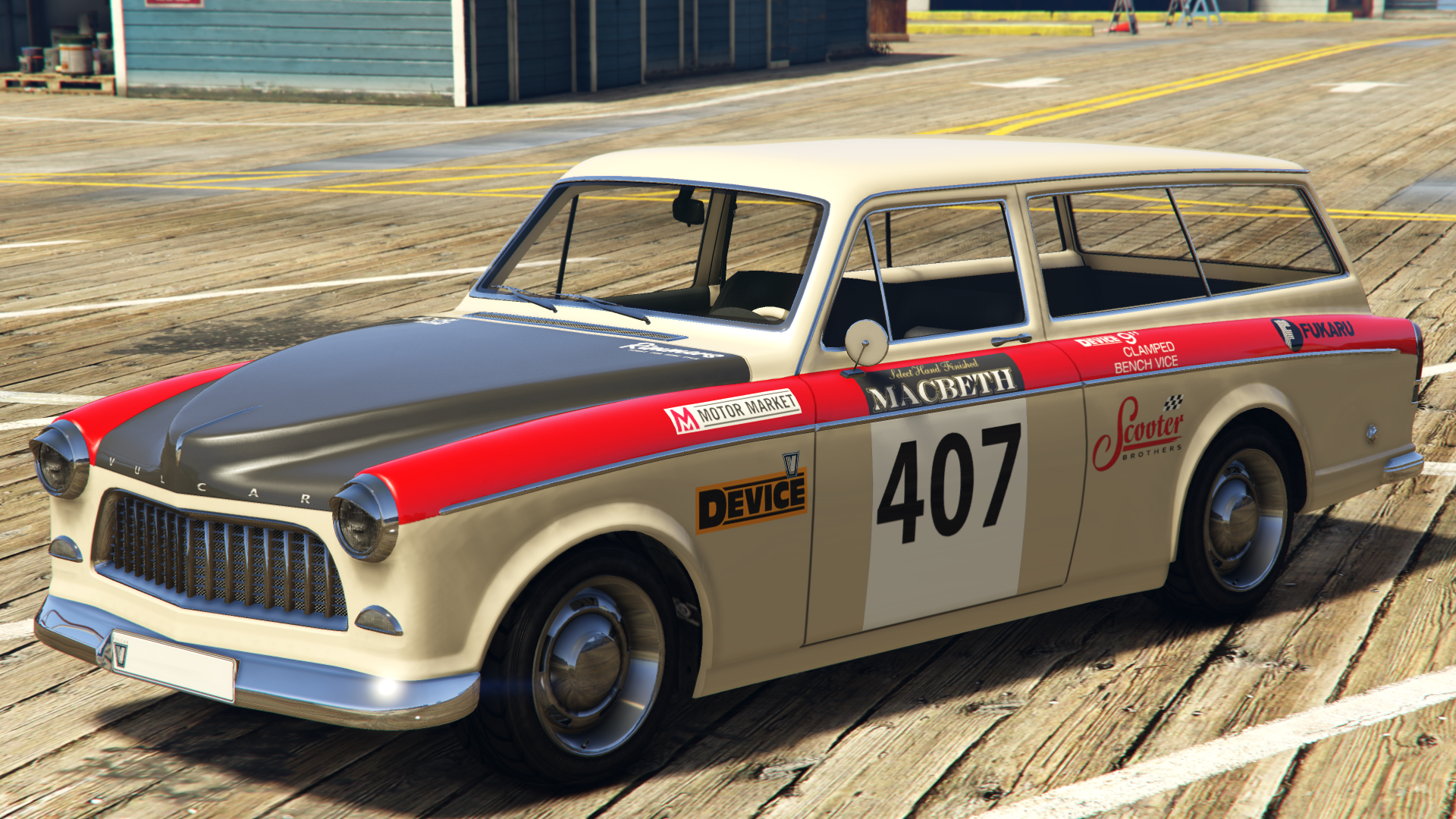 Macbeth RacerSponsors: Device,Fukaru,Motor Market,Rimmersand Scooter Brothers.