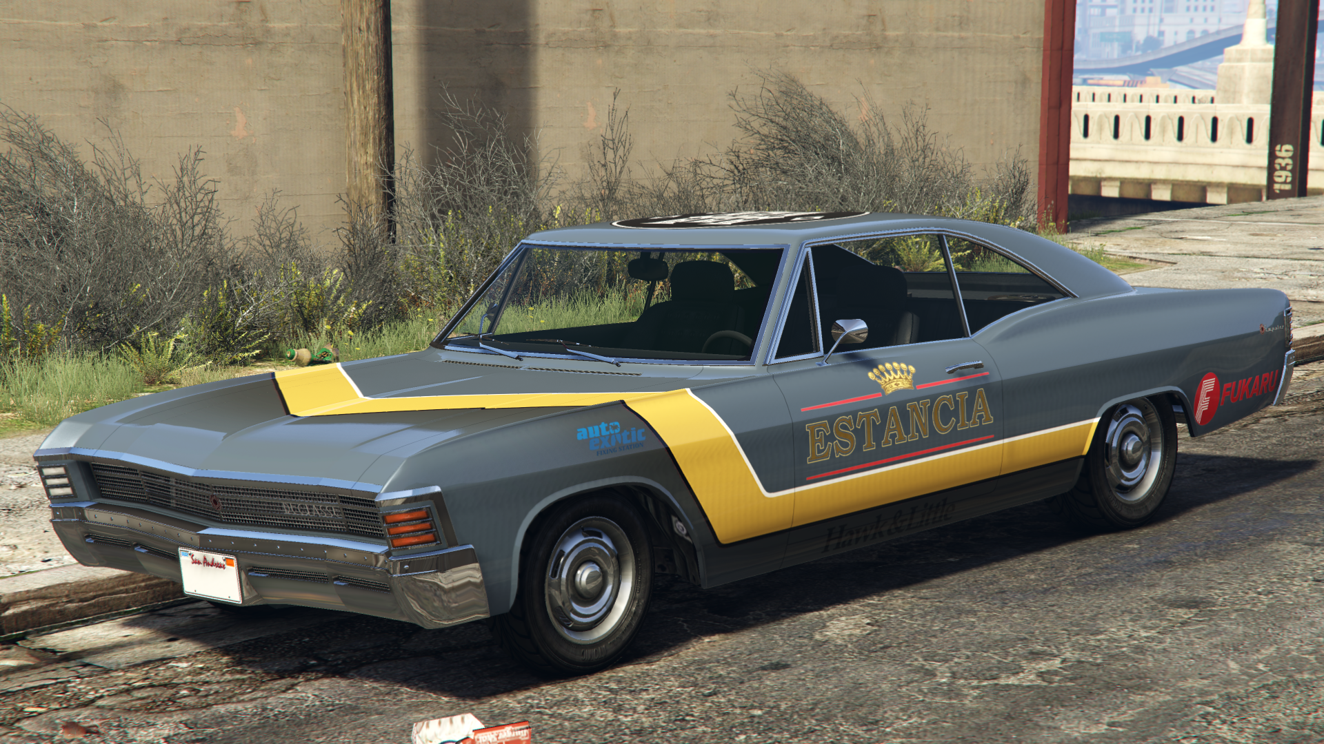 Hawk & LittleDrag ColoursSponsors:Auto Exotic,Estancia CigarsandFukaru.