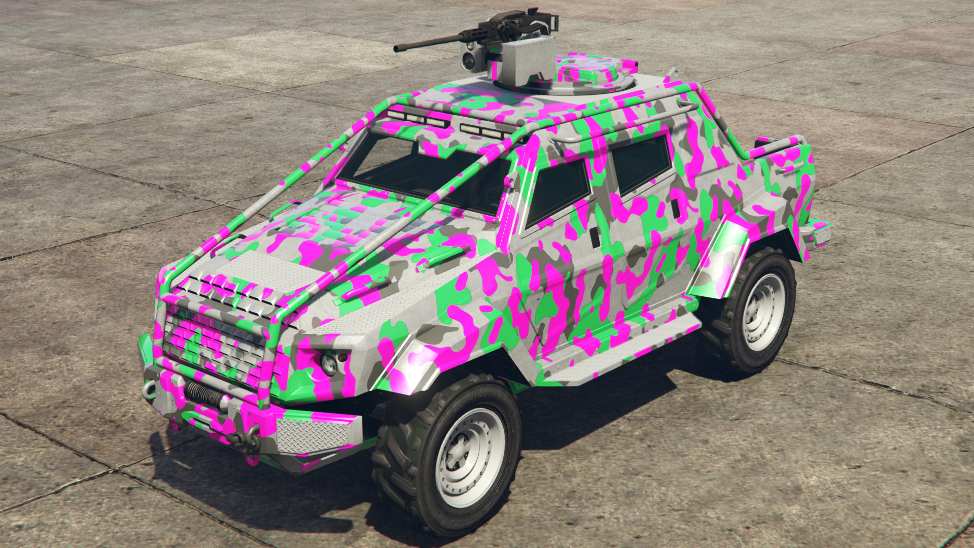 Pink & Green Camo