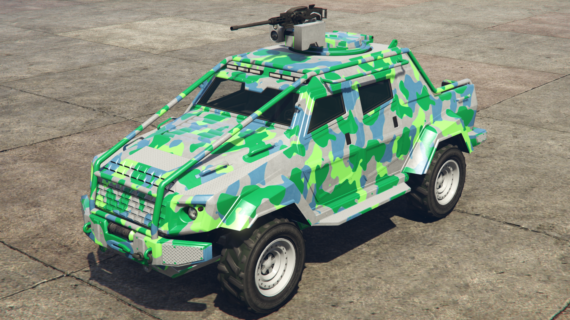 Blue & Green Camo