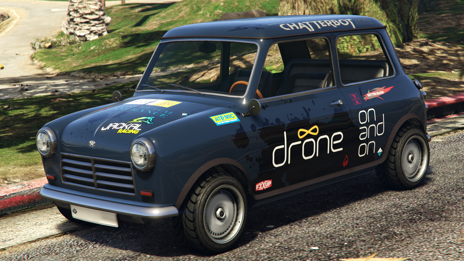 Splatter DroneSponsors: Amigas, Atomic,Chatterbot 900, Fixup, Gutter & Blood, Jackal Racing, Jetsam and Mors Mutual Insurance.