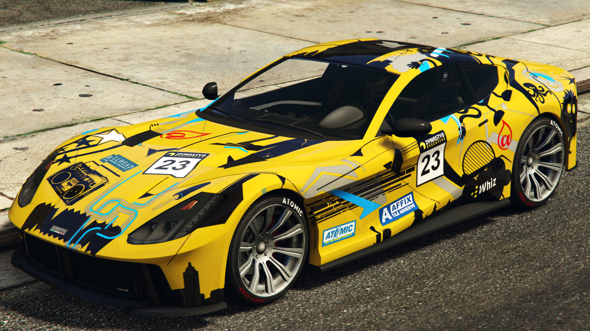 Urban RacerSponsors:Affix, Amigas, Atomic, Bullhead, Dynasty 8 Executive and Whiz.