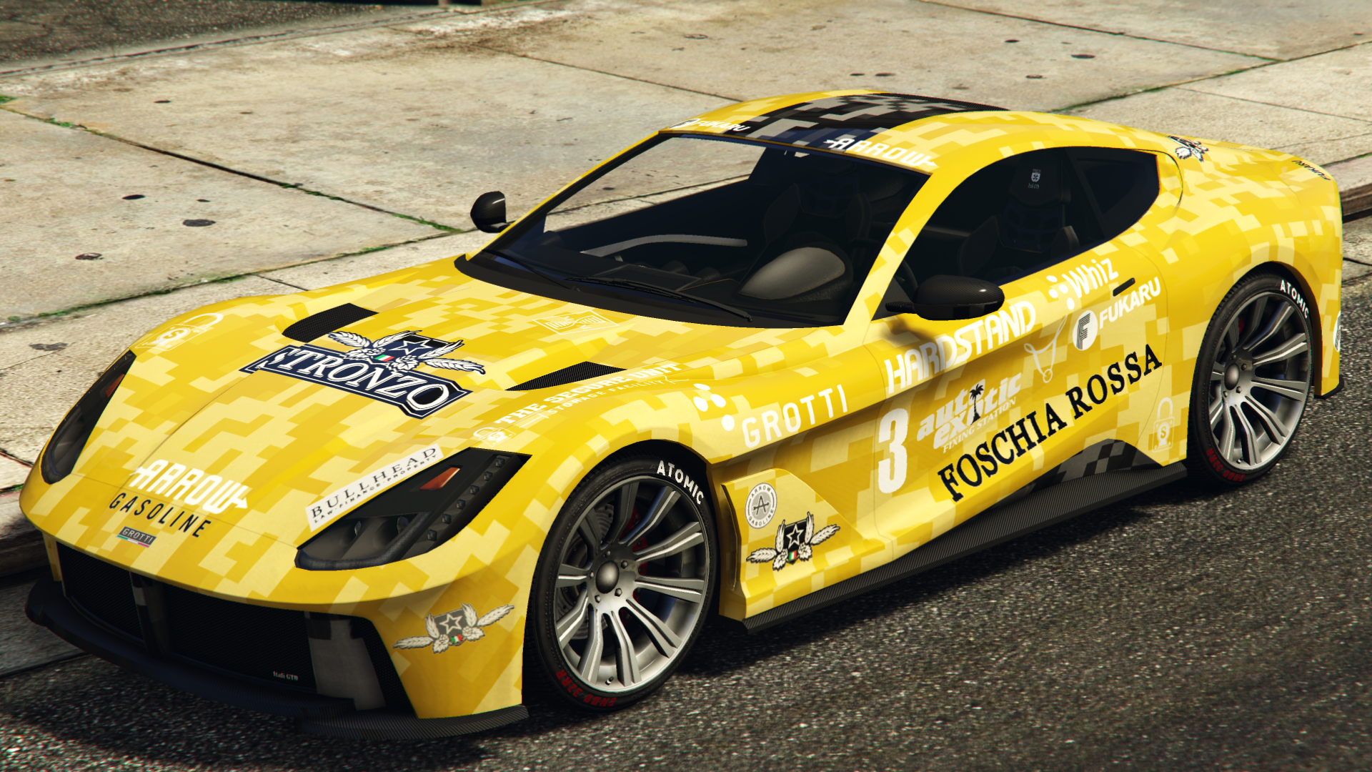 Digital Cam StronzoSponsors:Arrow Gasoline, Auto Exotic, Bullhead,Fukaru, Grotti,Hardstand,Stronzo,The Secure UnitandWhiz.