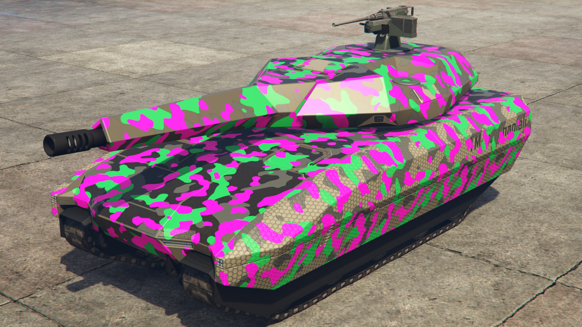 Pink & Green Camo