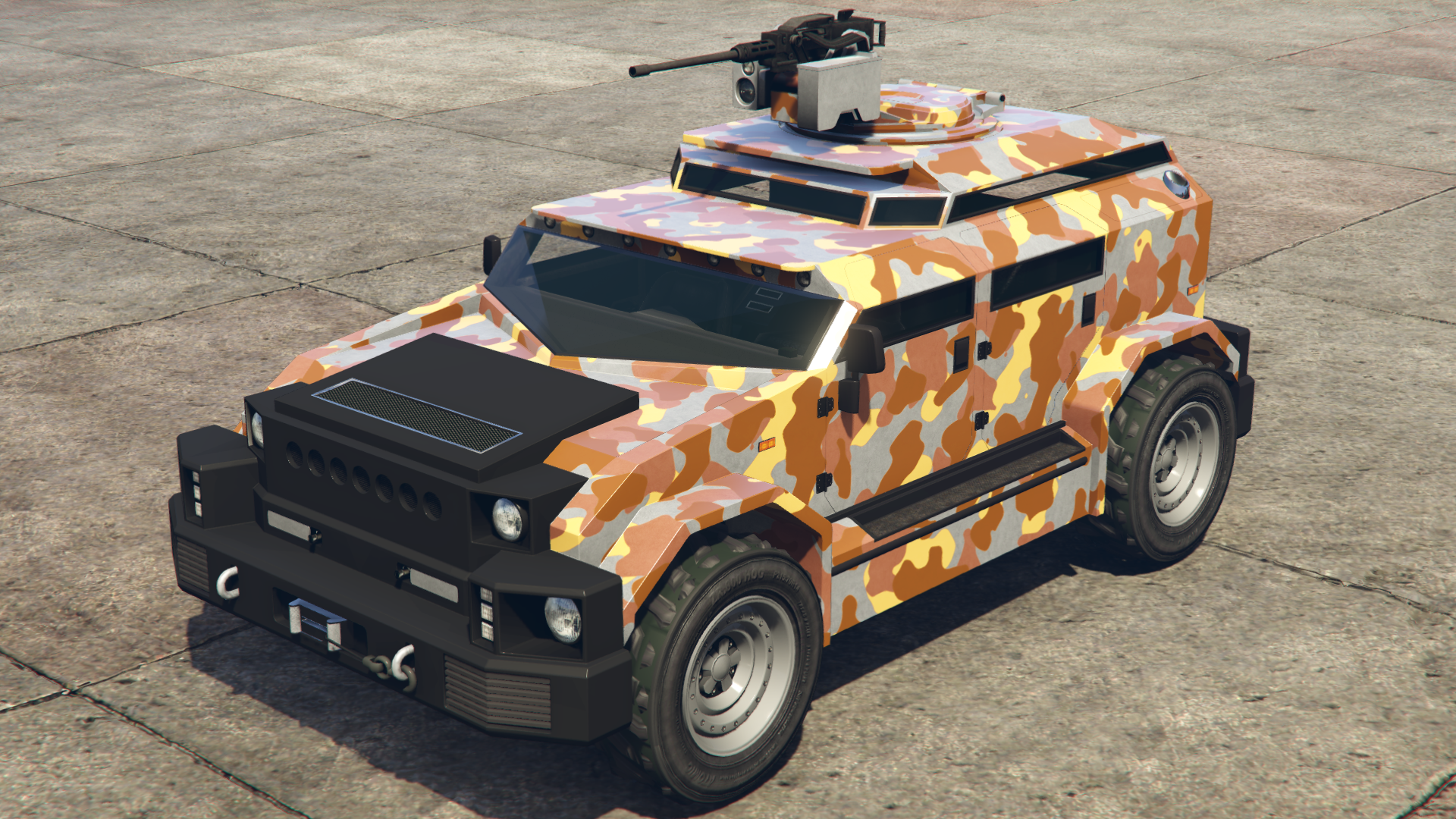 Orange Shade Camo