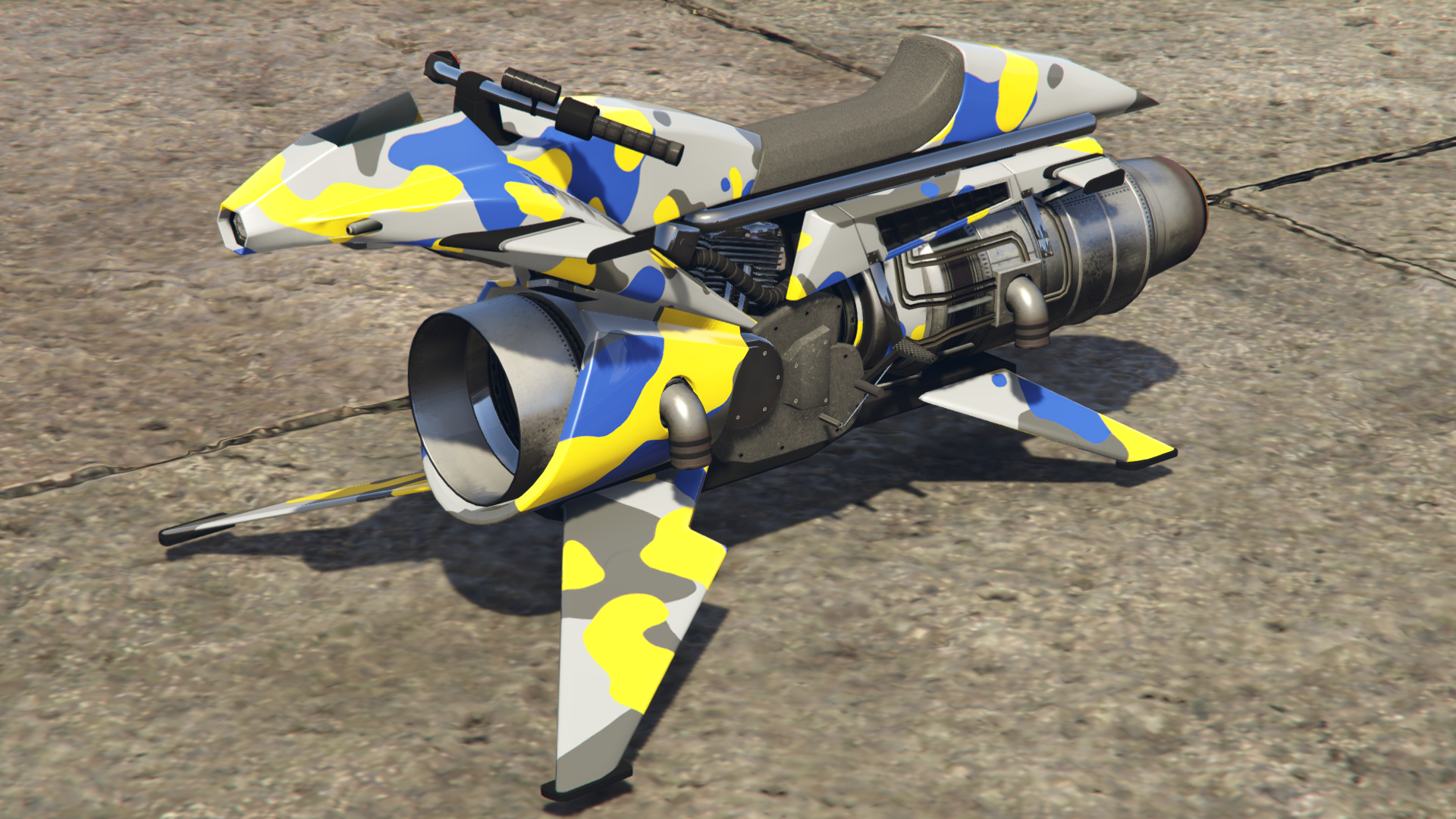 Yellow & Blue Camo