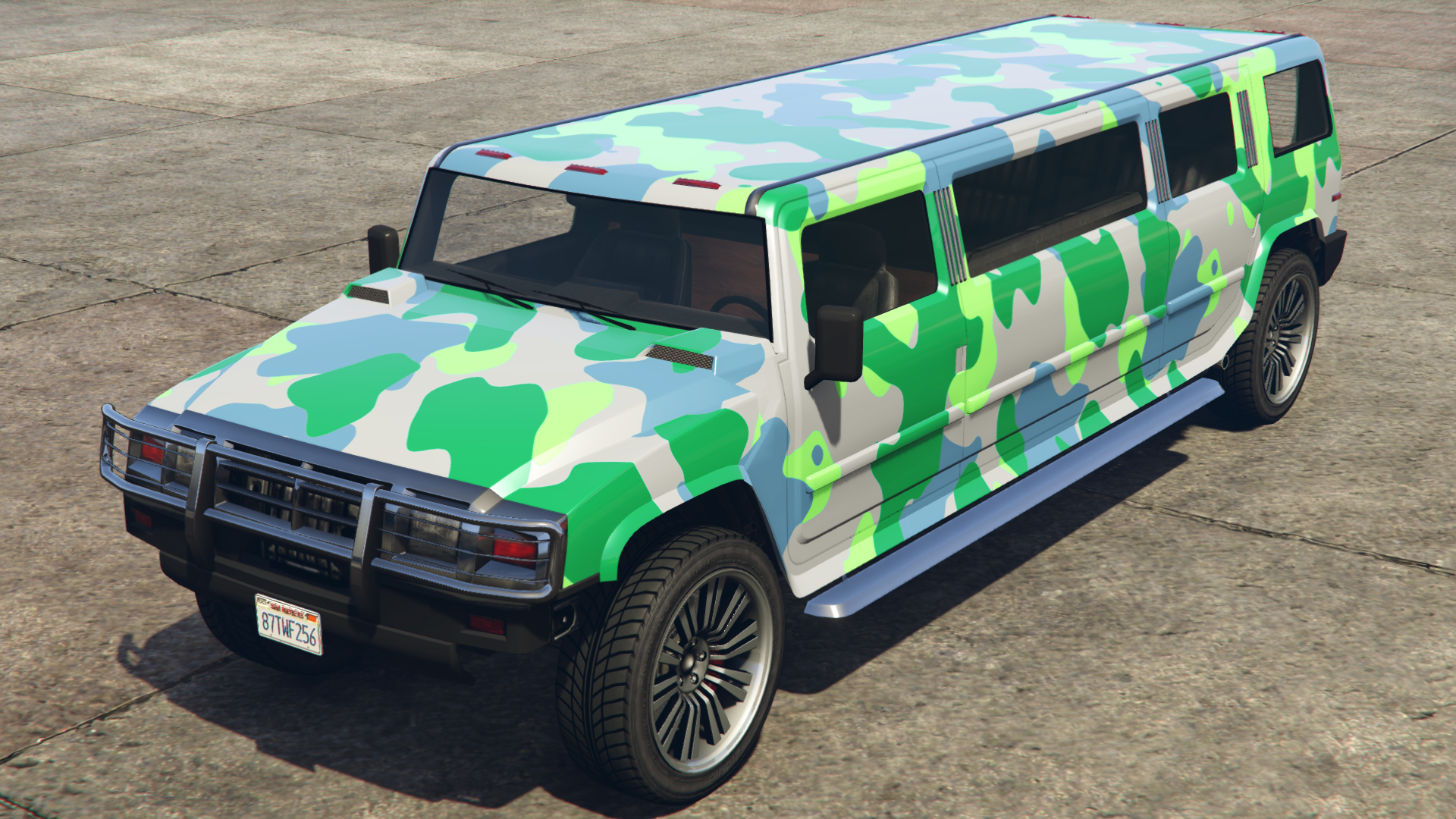 Blue & Green Camo