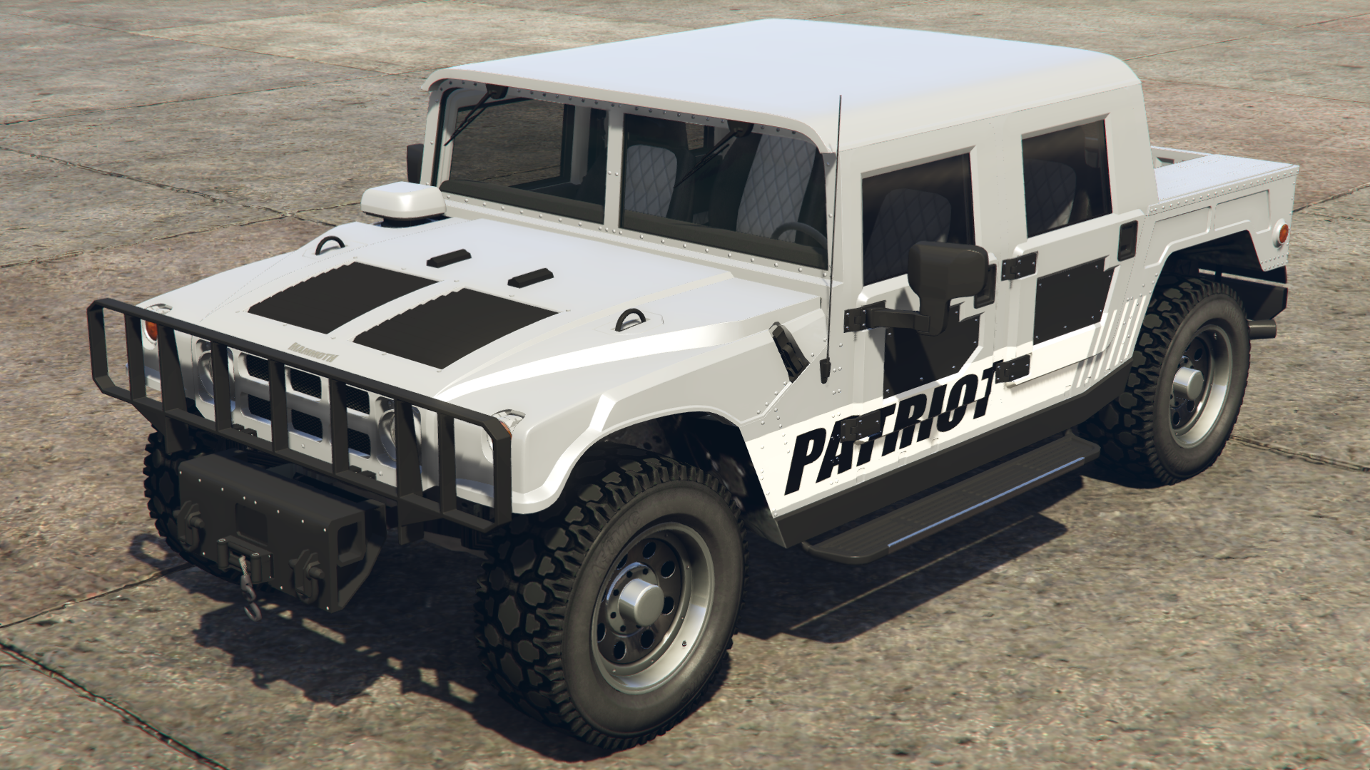 Patriot White Side Stripe