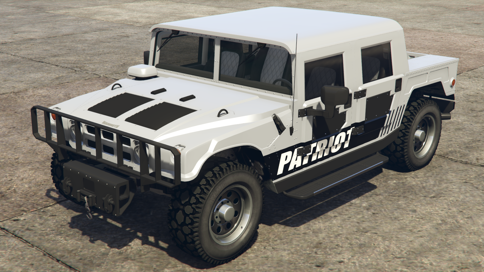 Patriot Black Side Stripe