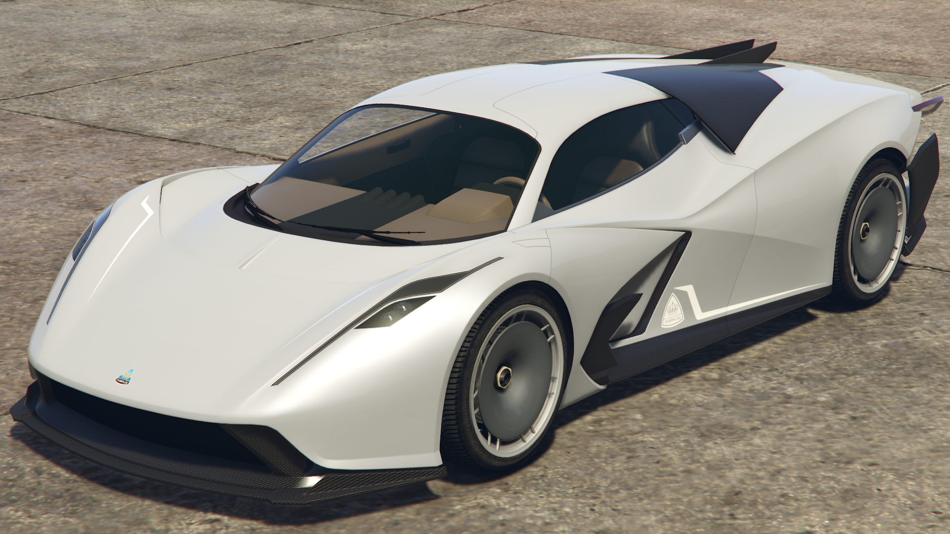 Overflod White Stripe