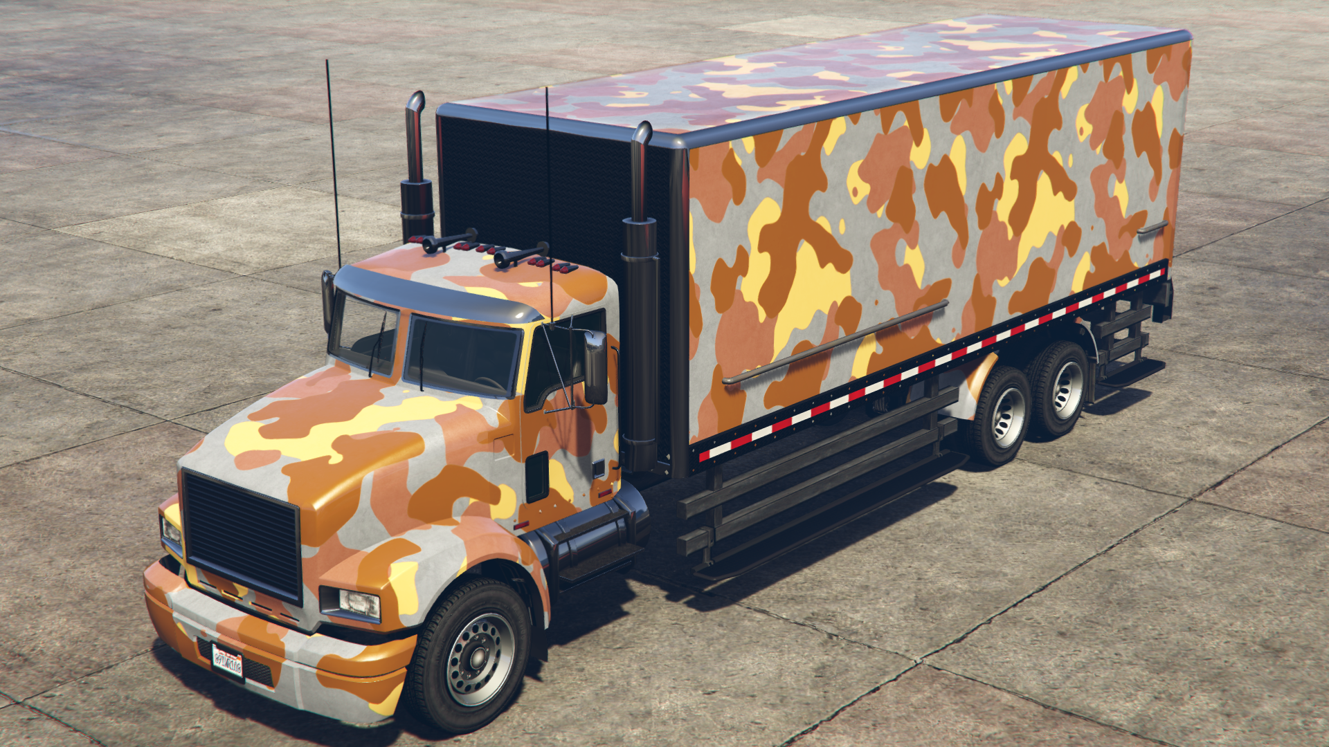 Orange Shade Camo