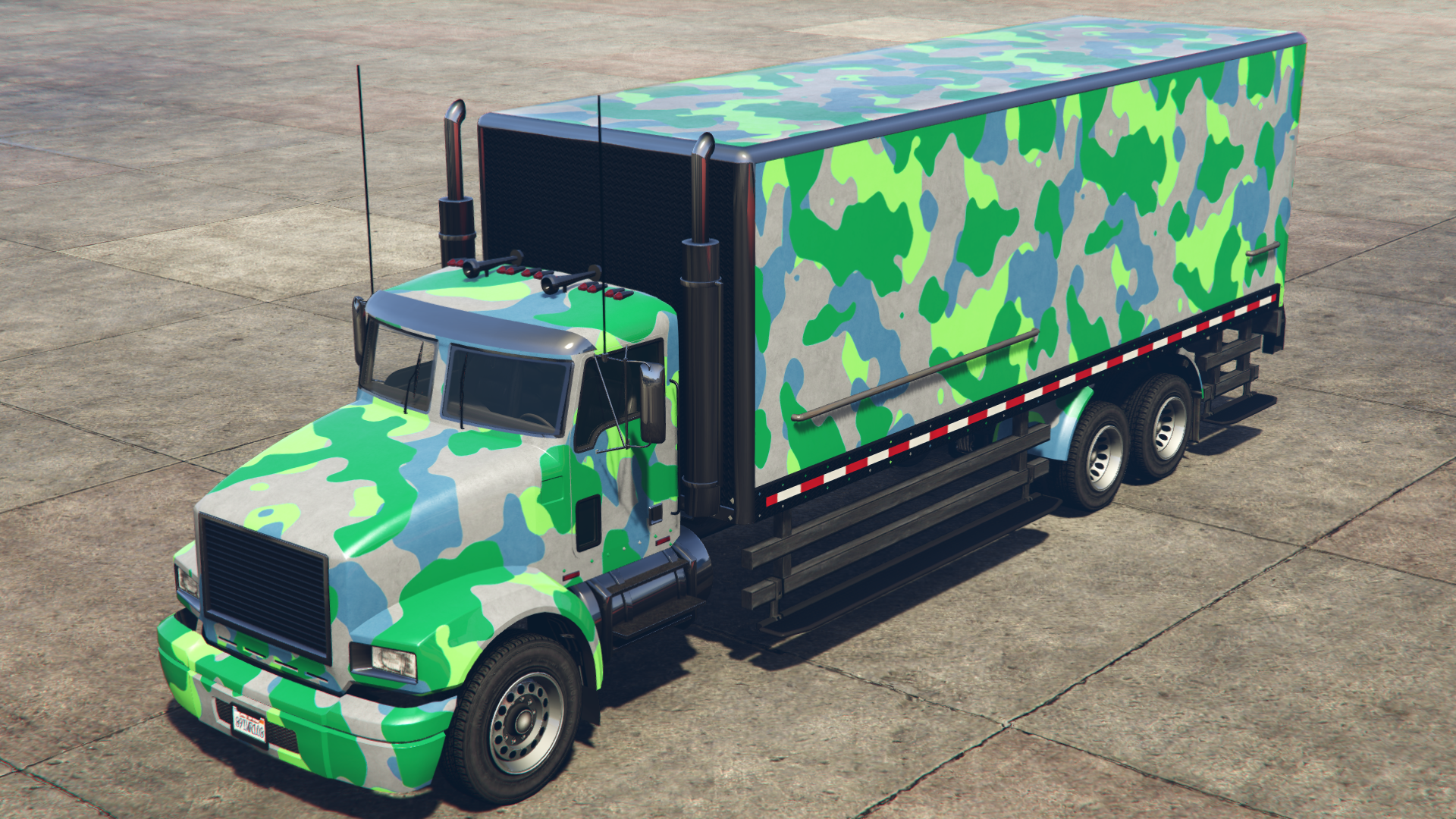 Blue & Green Camo