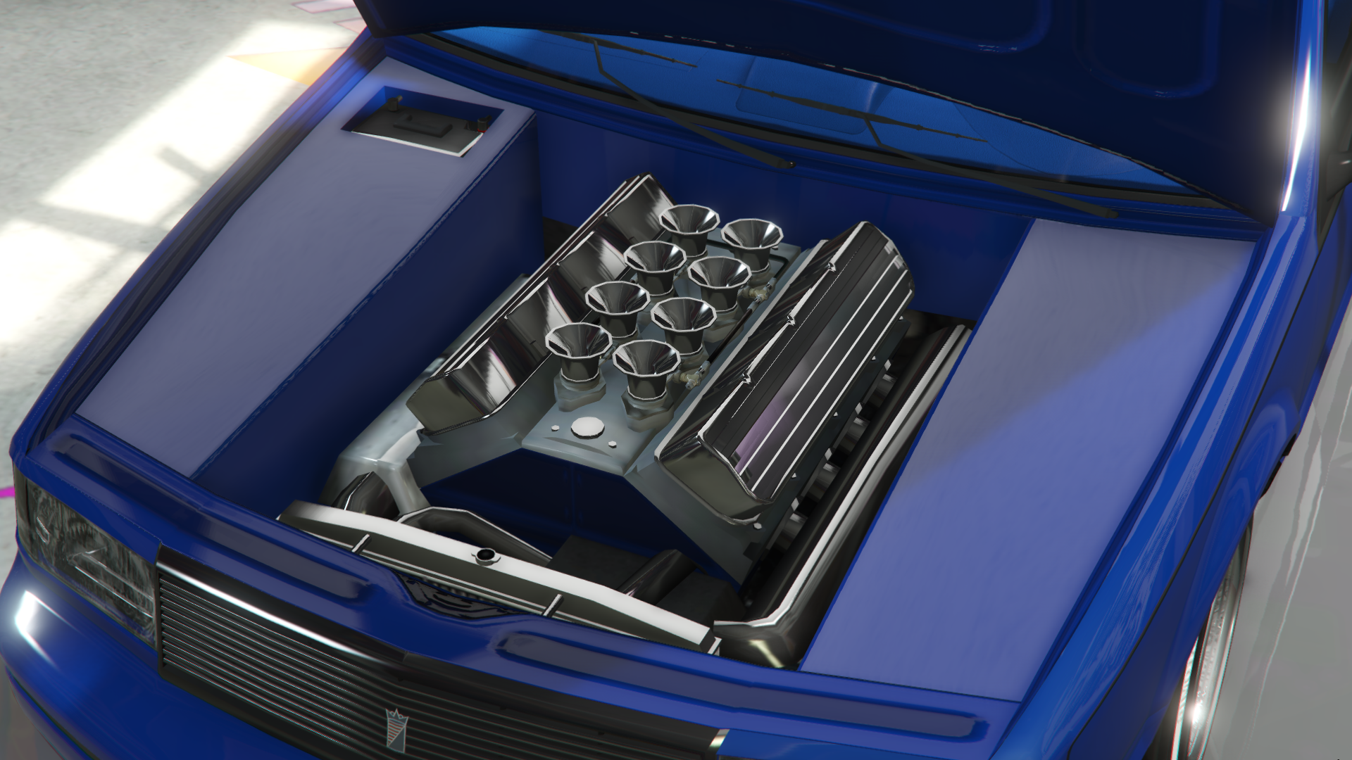 V8 - Chrome Ribbed Covers