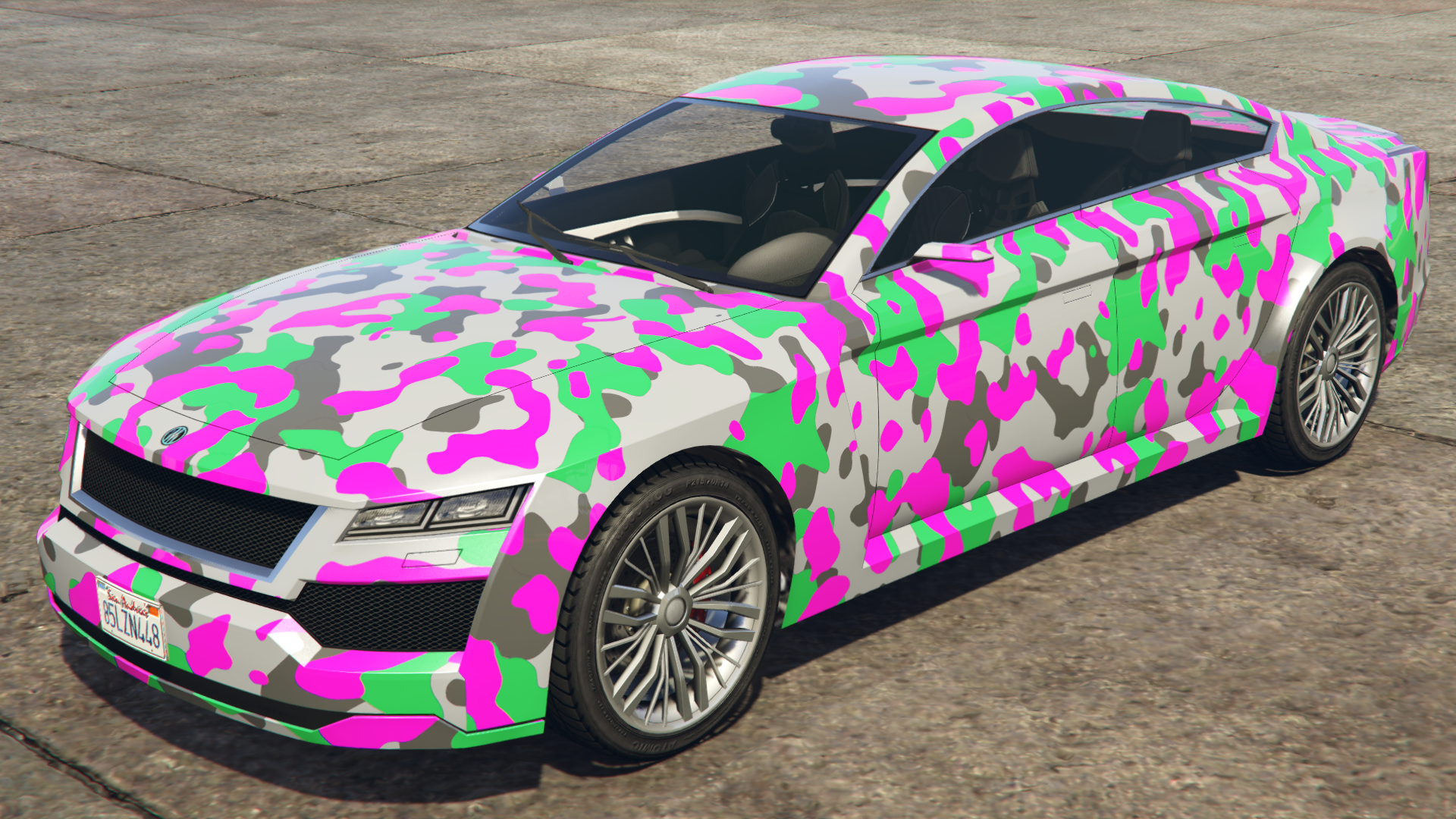 Pink & Green Camo