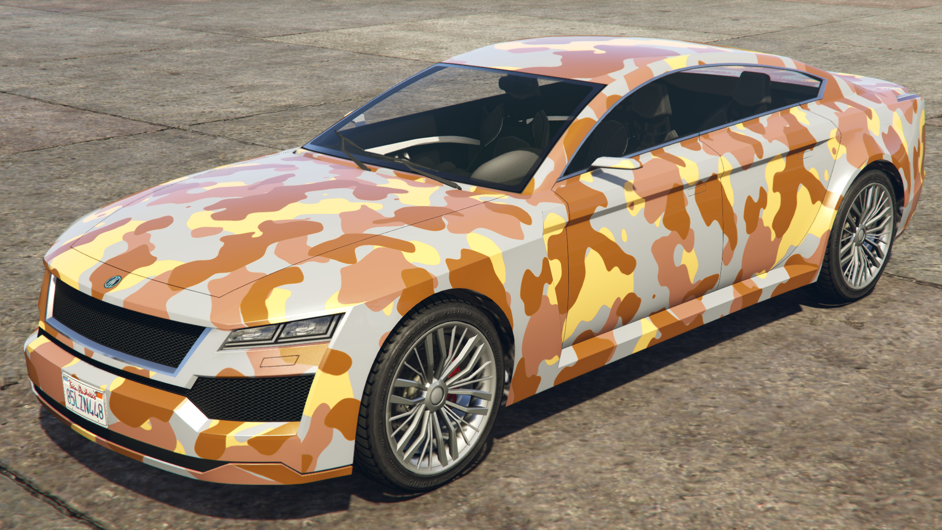 Orange Shade Camo