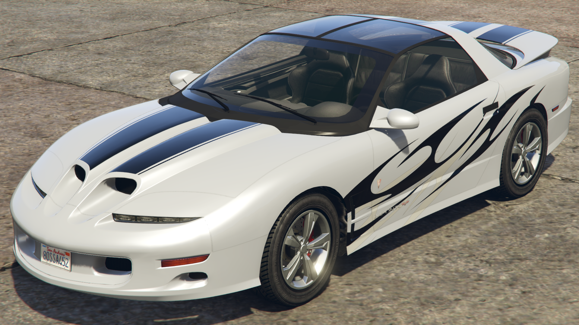 Black Tribal Race Stripes