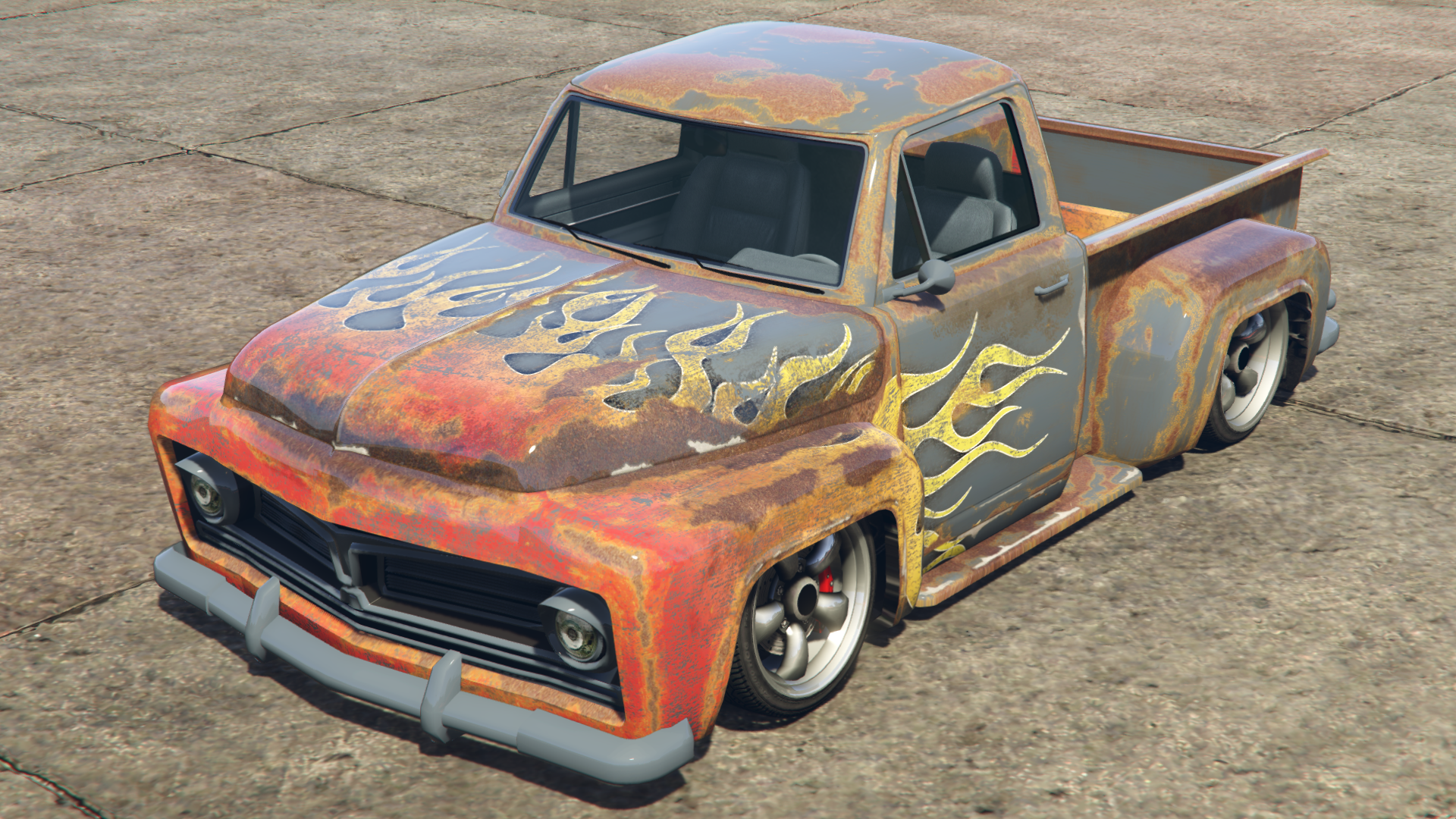 Flamed Patina