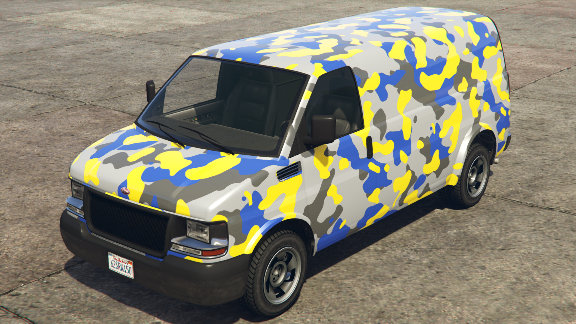 Yellow & Blue Camo