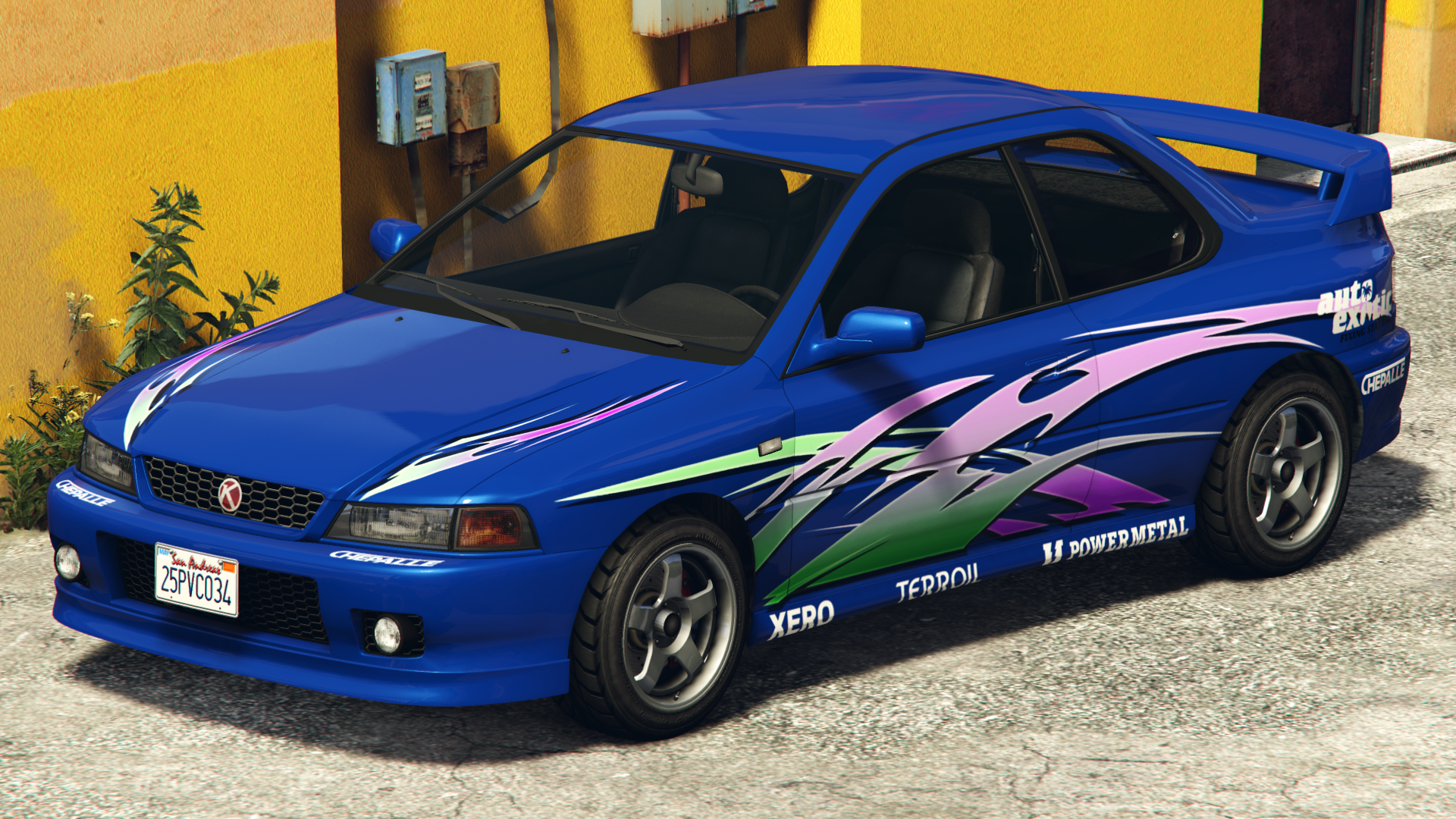 Tribal Throwback, Purple