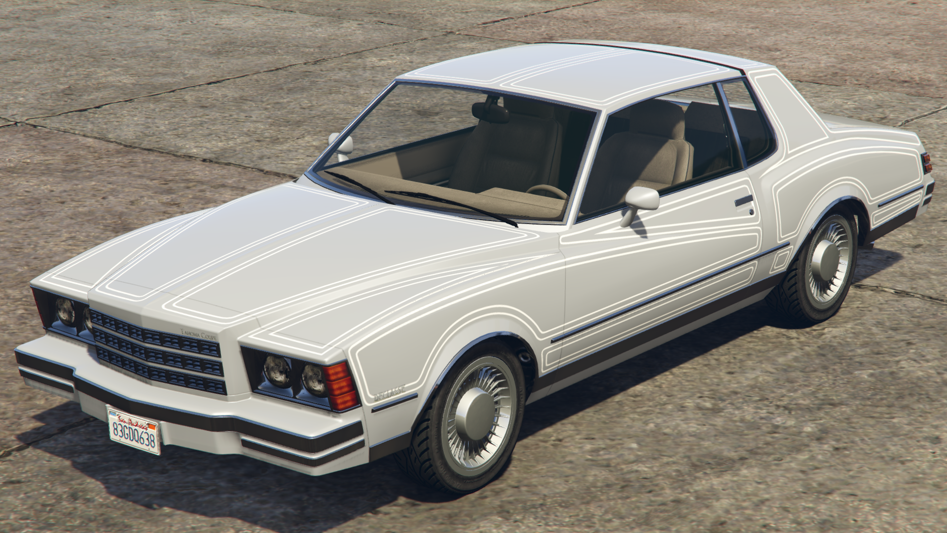 Classic White Pinstripes