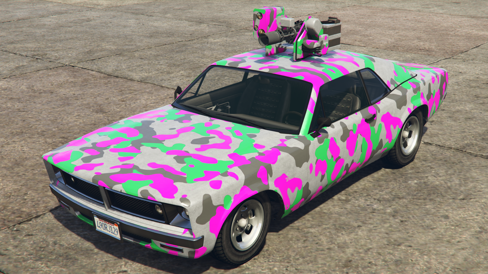 Pink & Green Camo