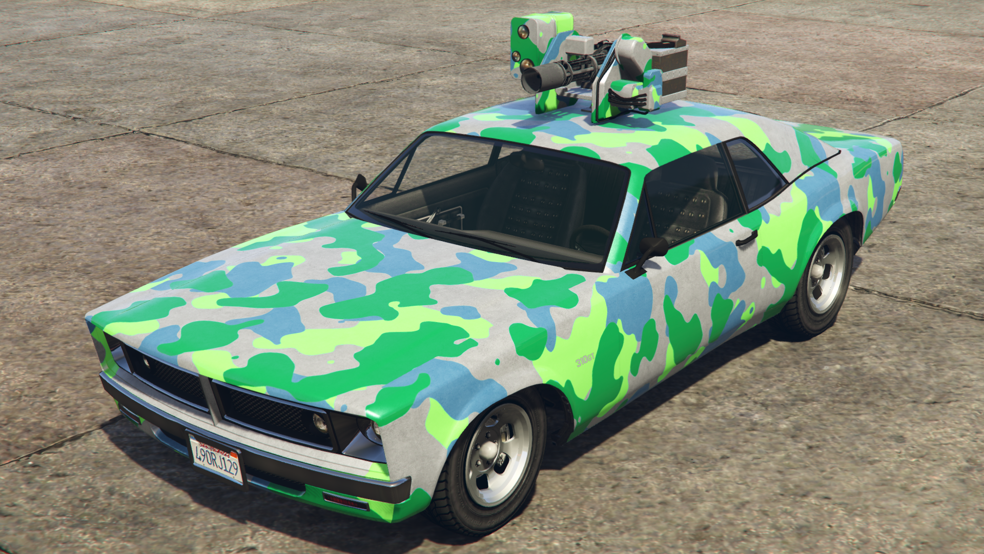 Blue & Green Camo