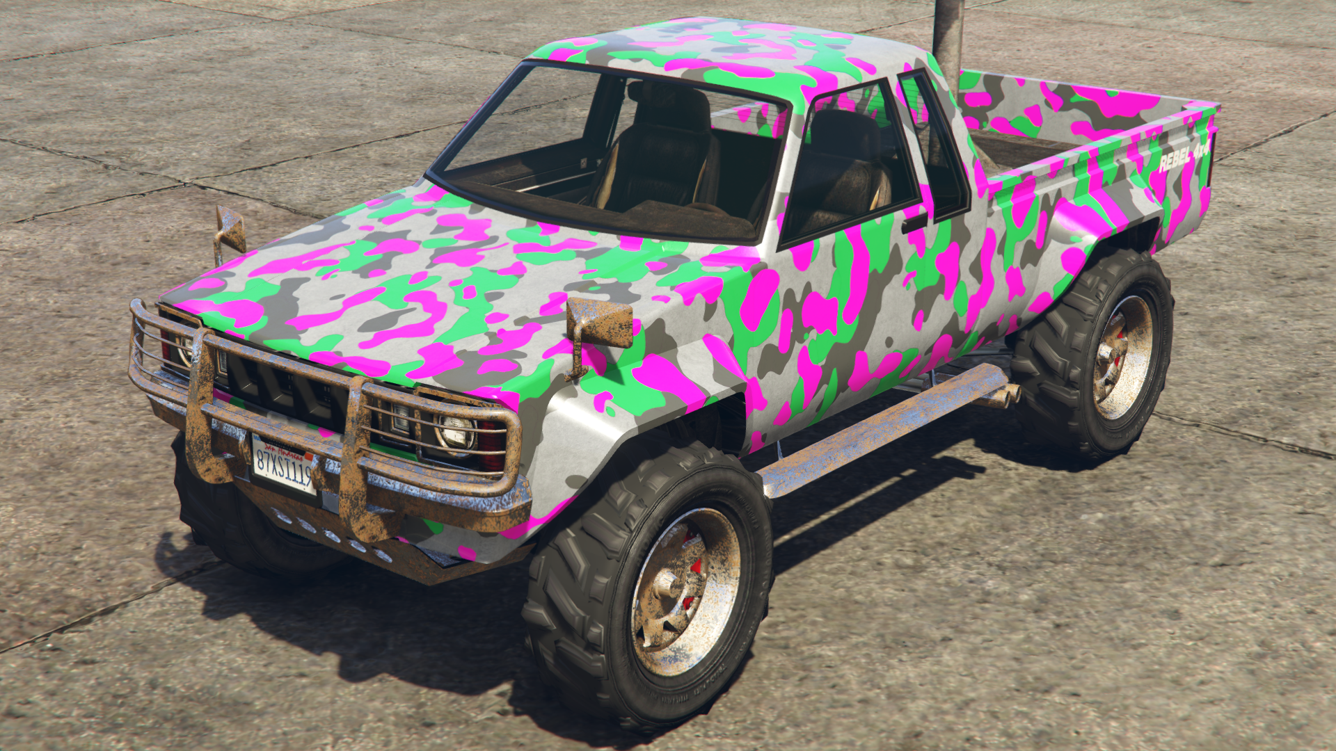 Pink & Green Camo