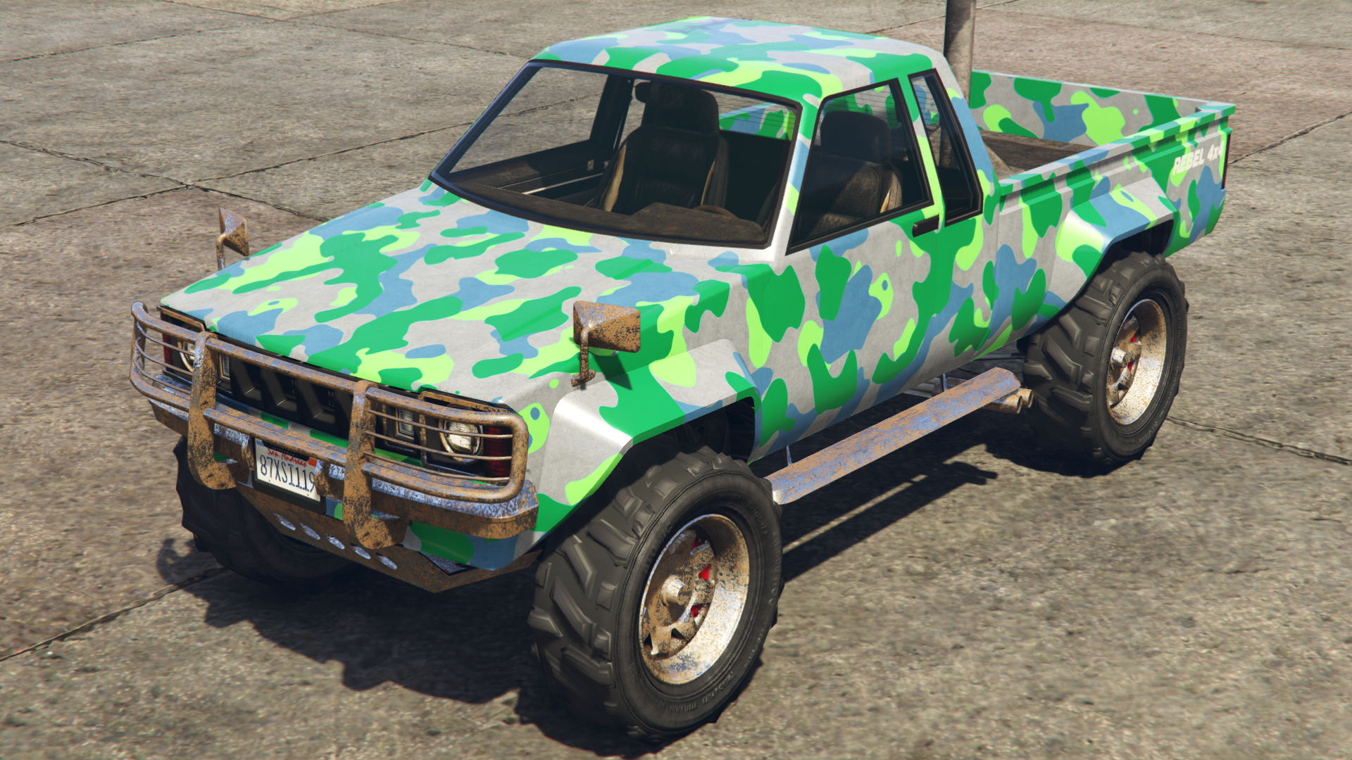 Blue & Green Camo