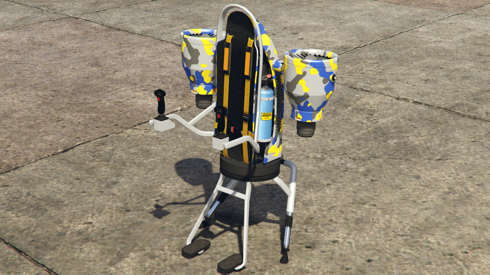 Yellow & Blue Camo