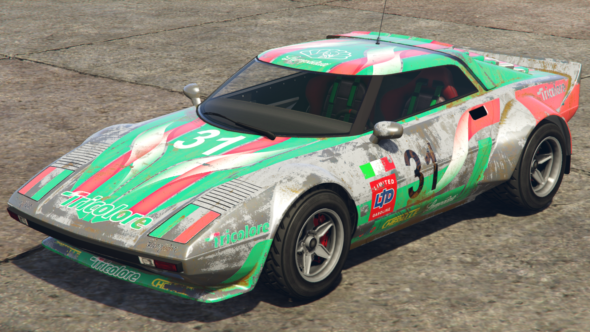 Faded Tricolore Racing