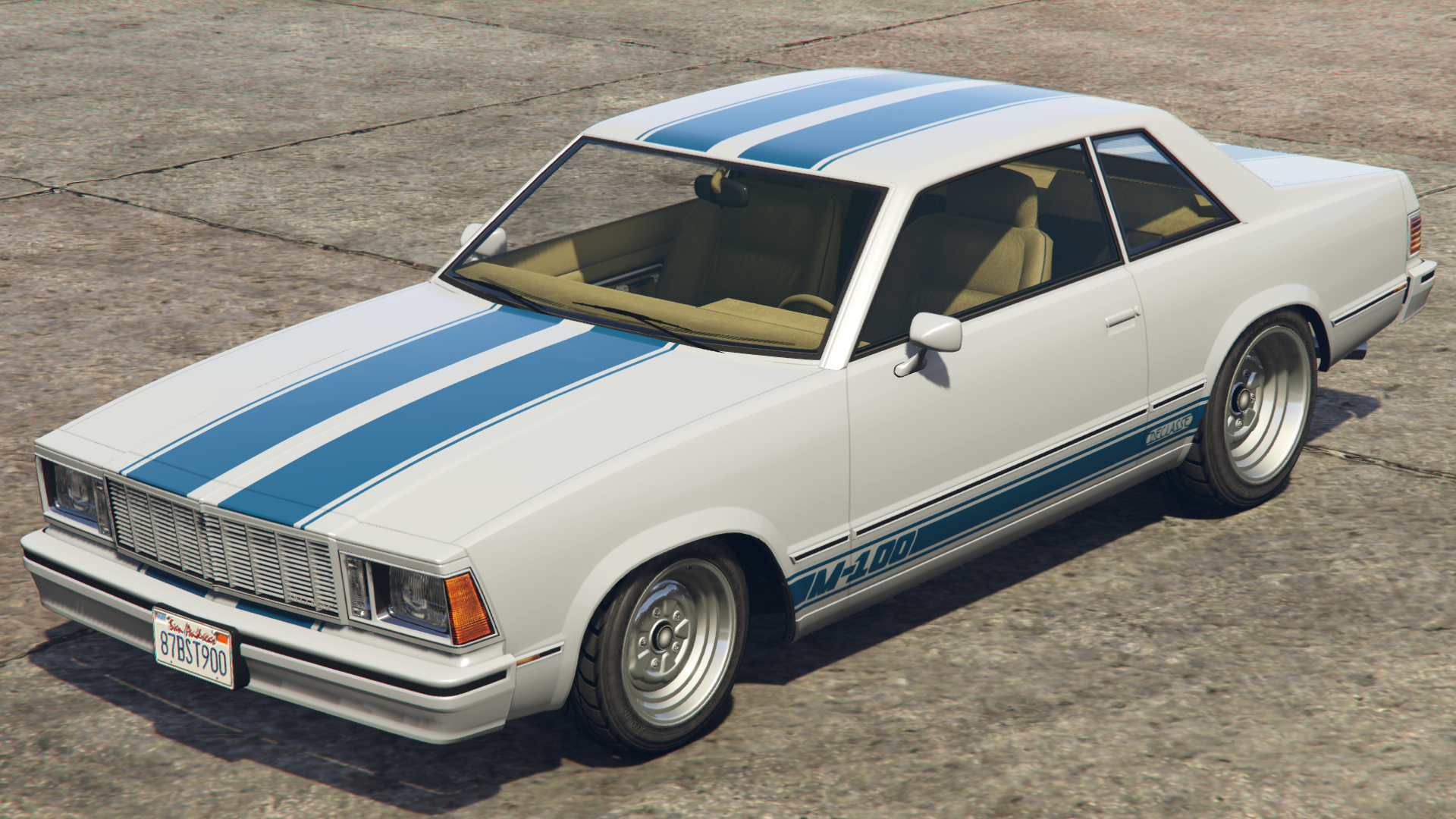 Blue M-100 Stripes